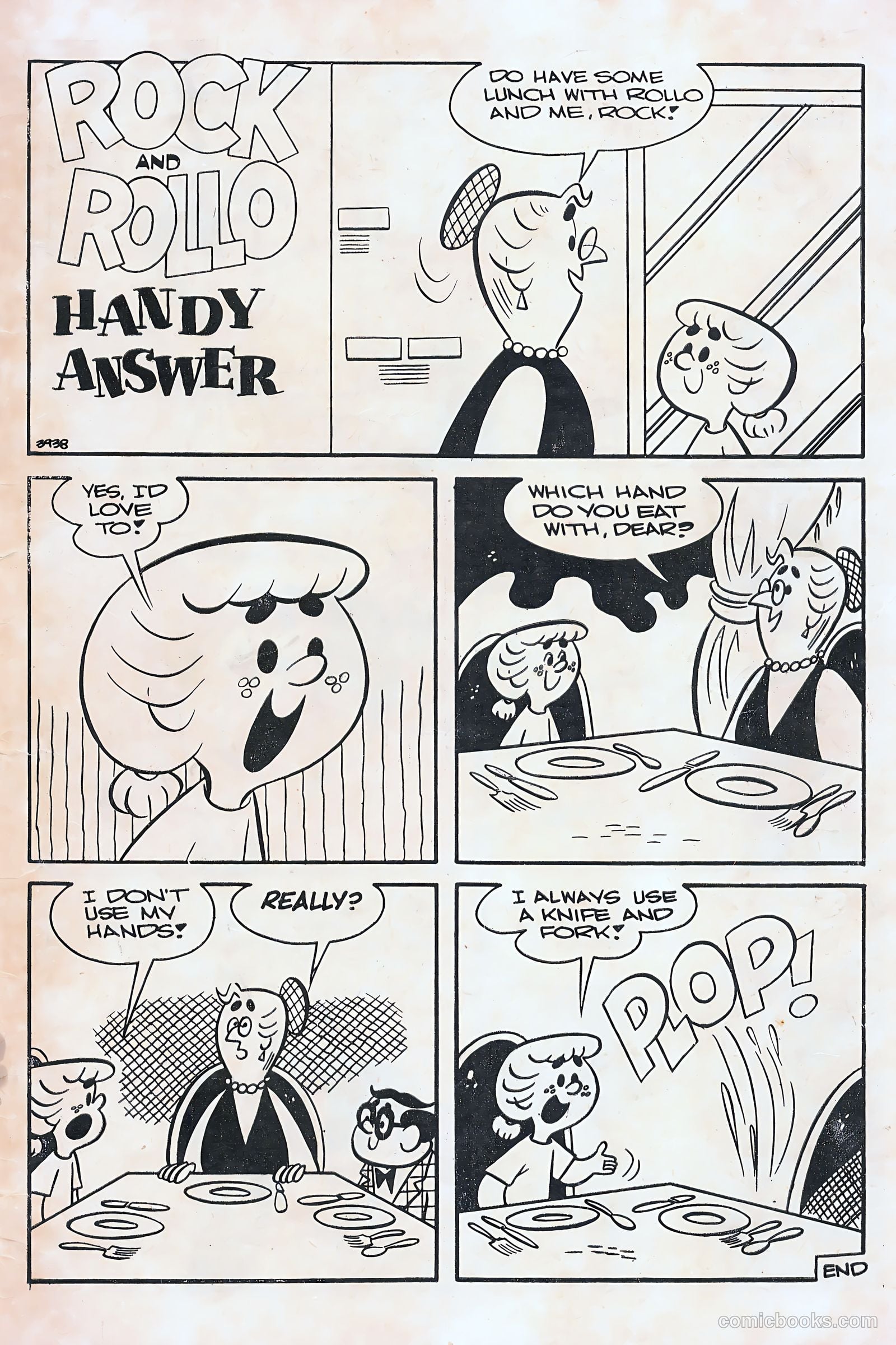 Li'l Rascal Twins #10 (1958) — page 35 of 37