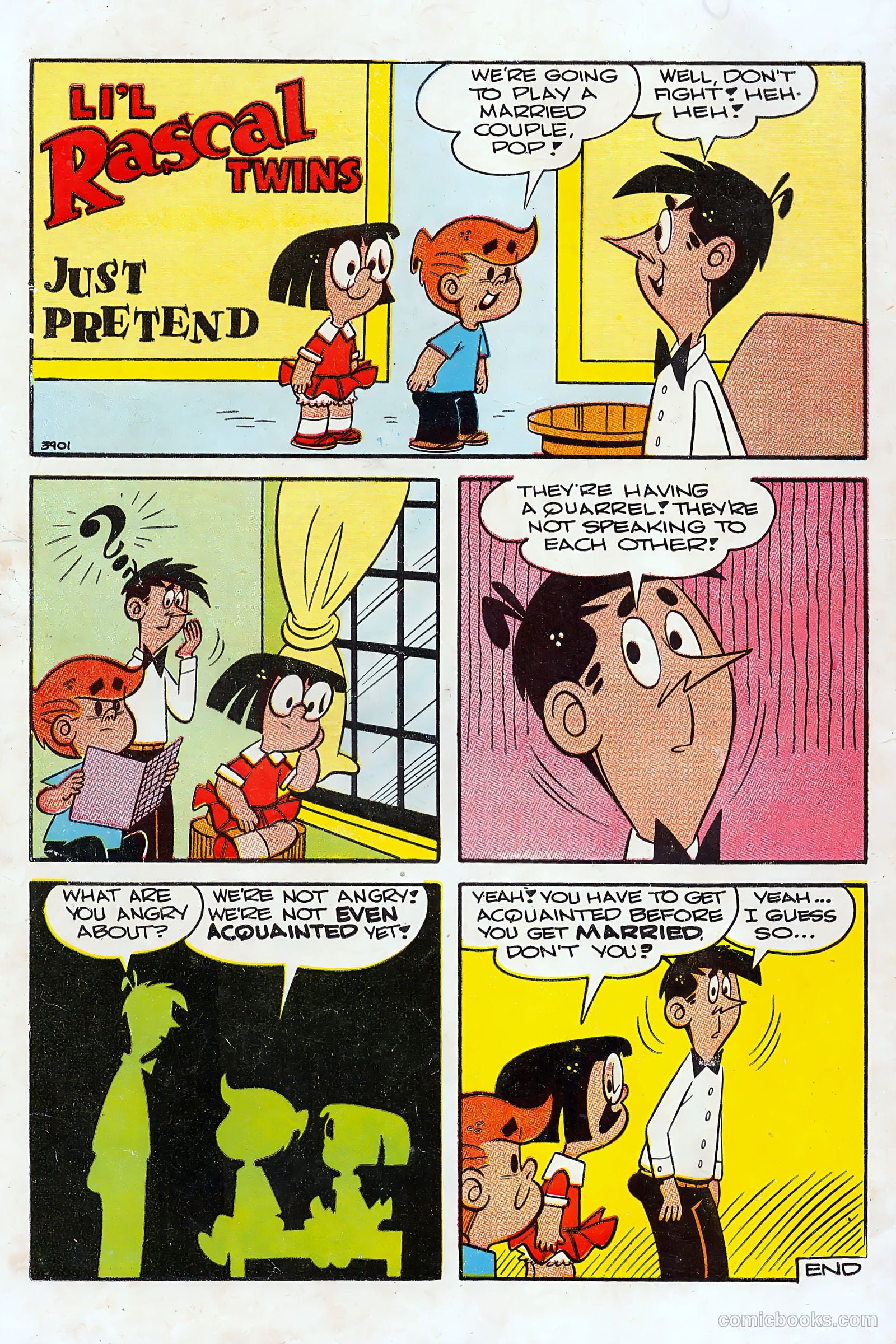 Li'l Rascal Twins #10 (1958) — page 36 of 37