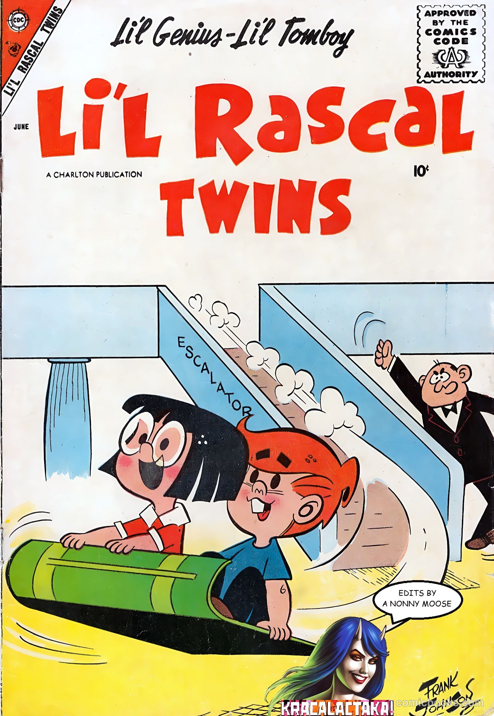 Li'l Rascal Twins #10 (1958) — page 37 of 37