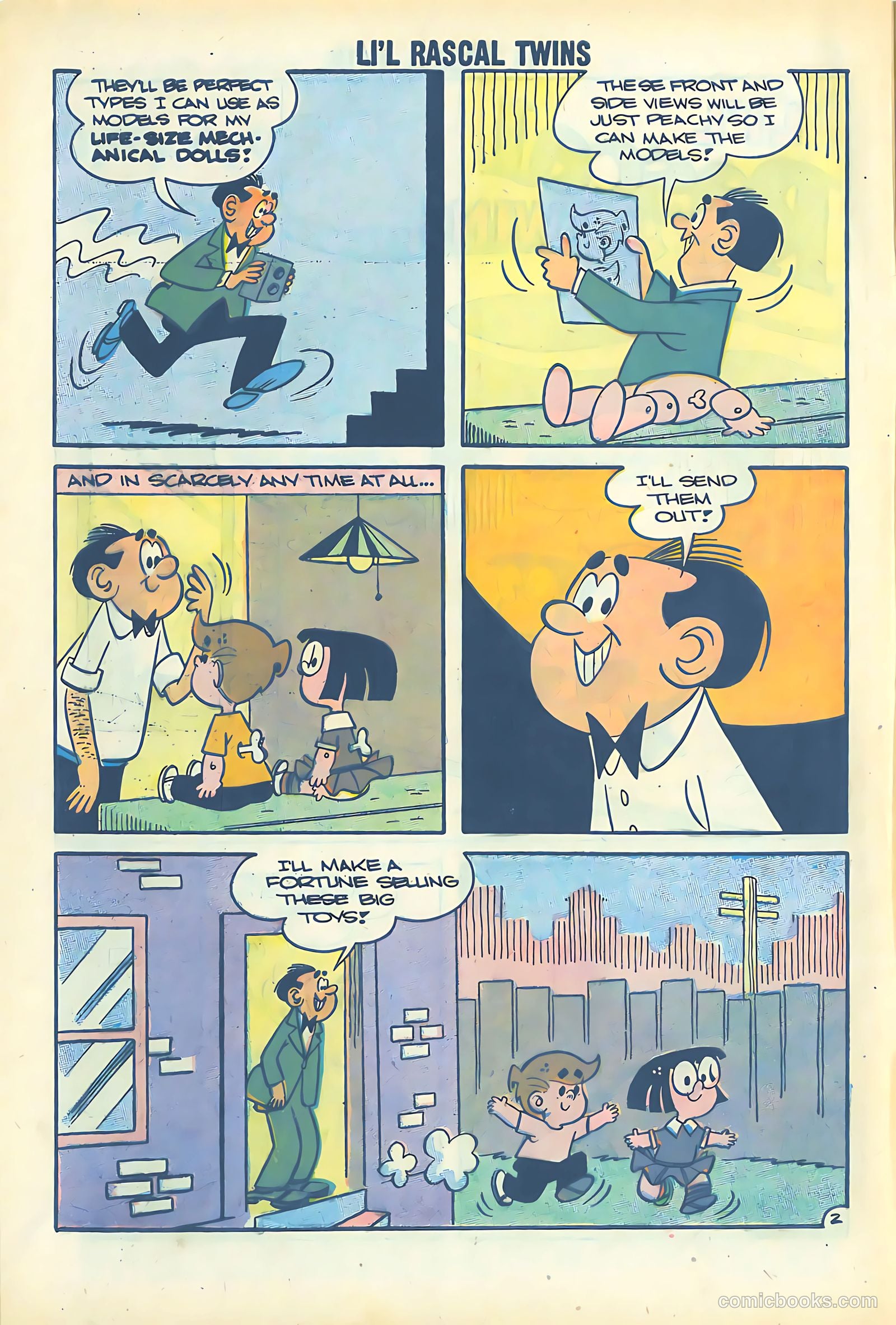 Li'l Rascal Twins #11 (1958) — page 4 of 36