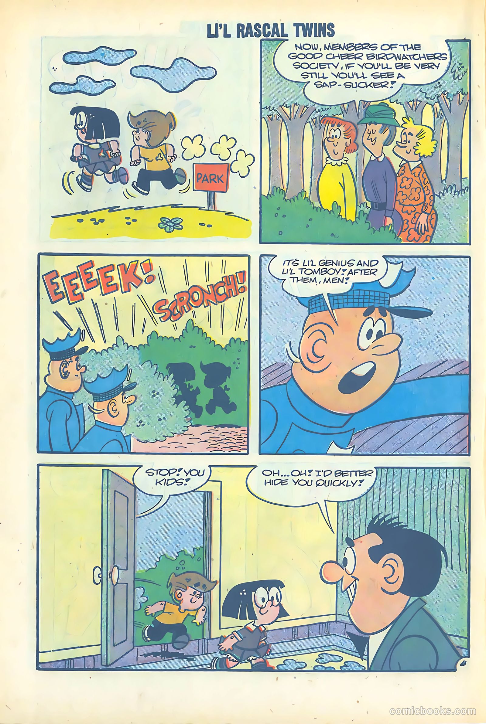 Li'l Rascal Twins #11 (1958) — page 6 of 36