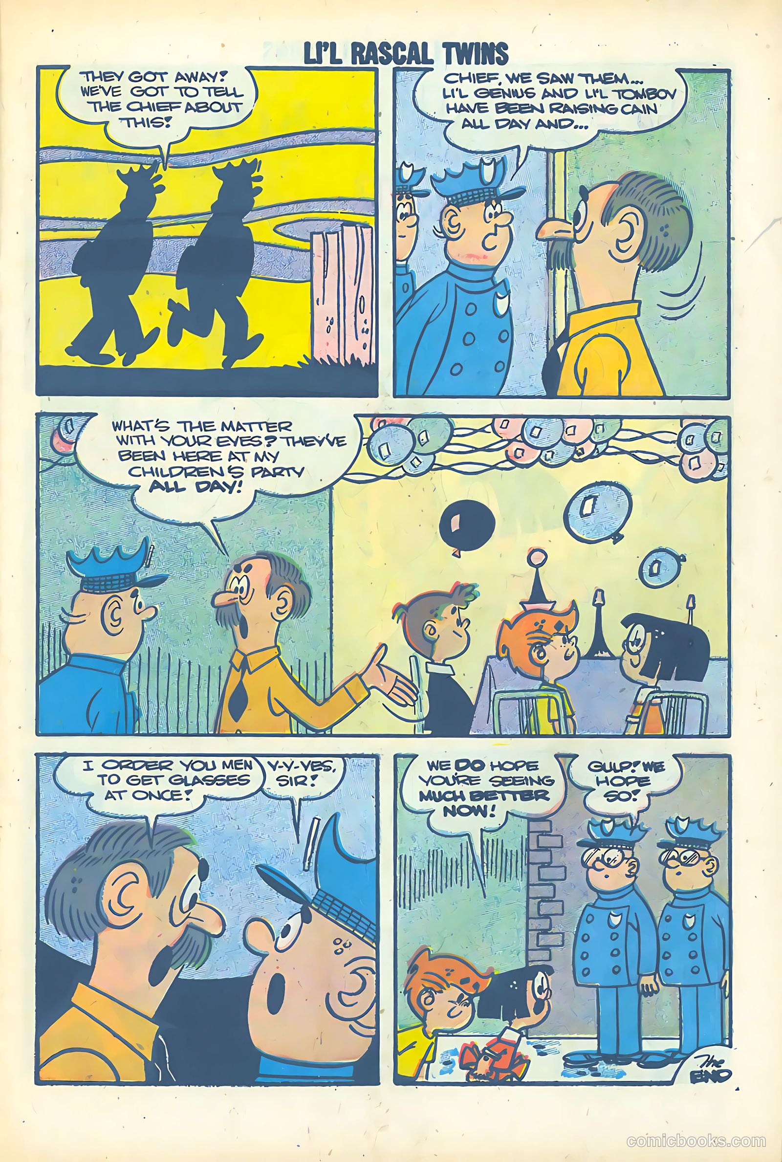 Li'l Rascal Twins #11 (1958) — page 7 of 36