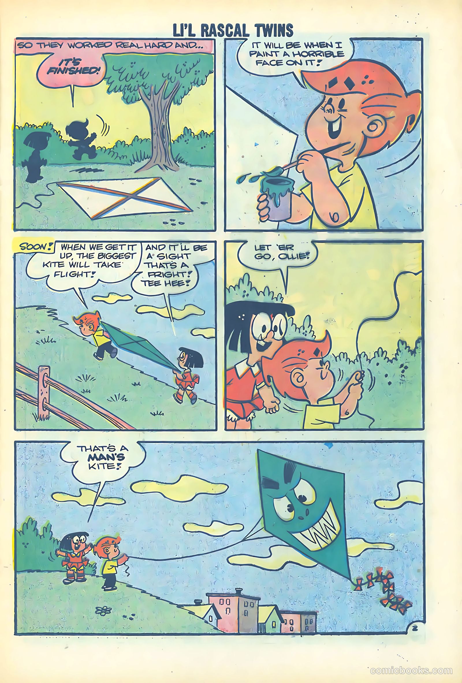 Li'l Rascal Twins #11 (1958) — page 9 of 36