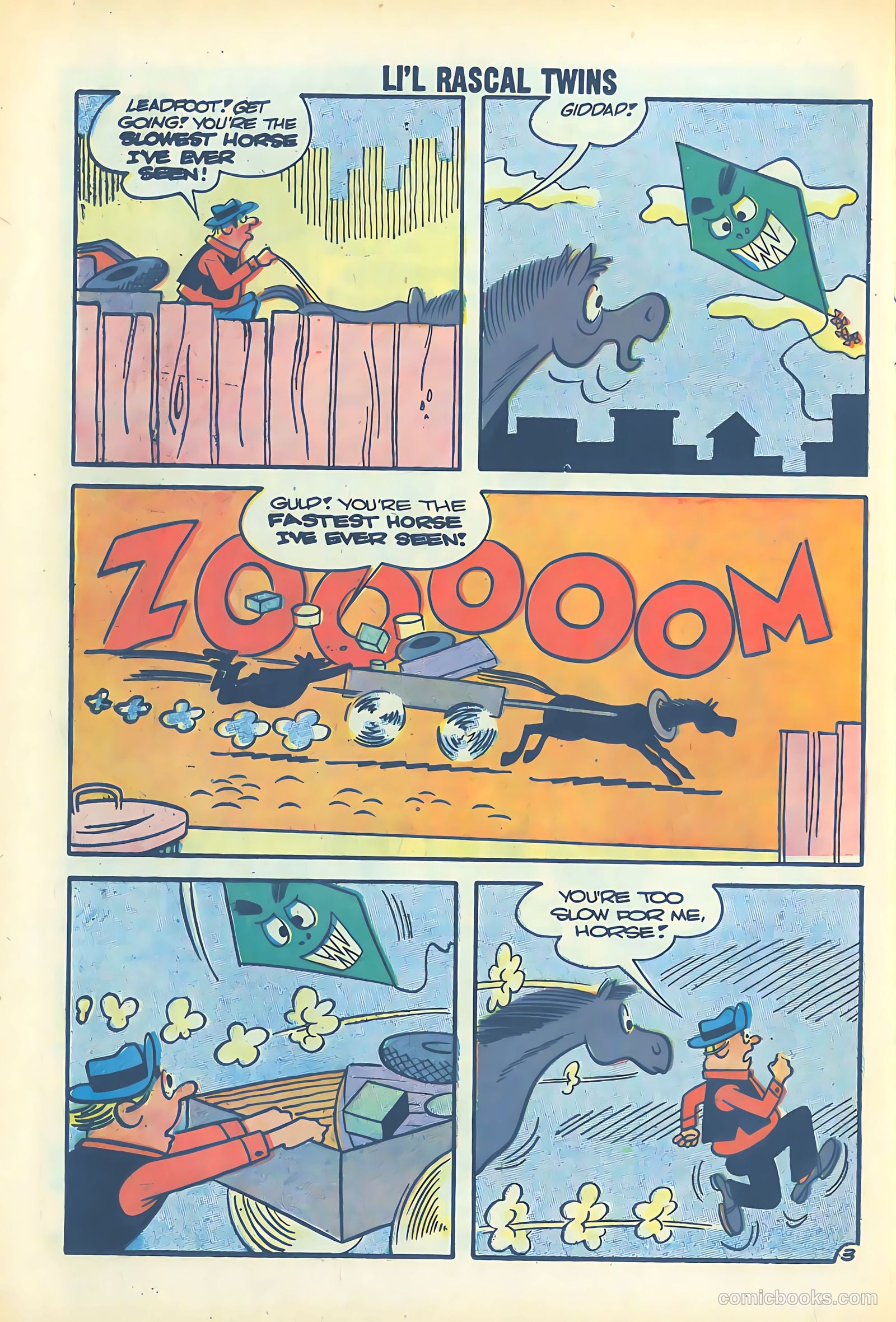 Li'l Rascal Twins #11 (1958) — page 12 of 36