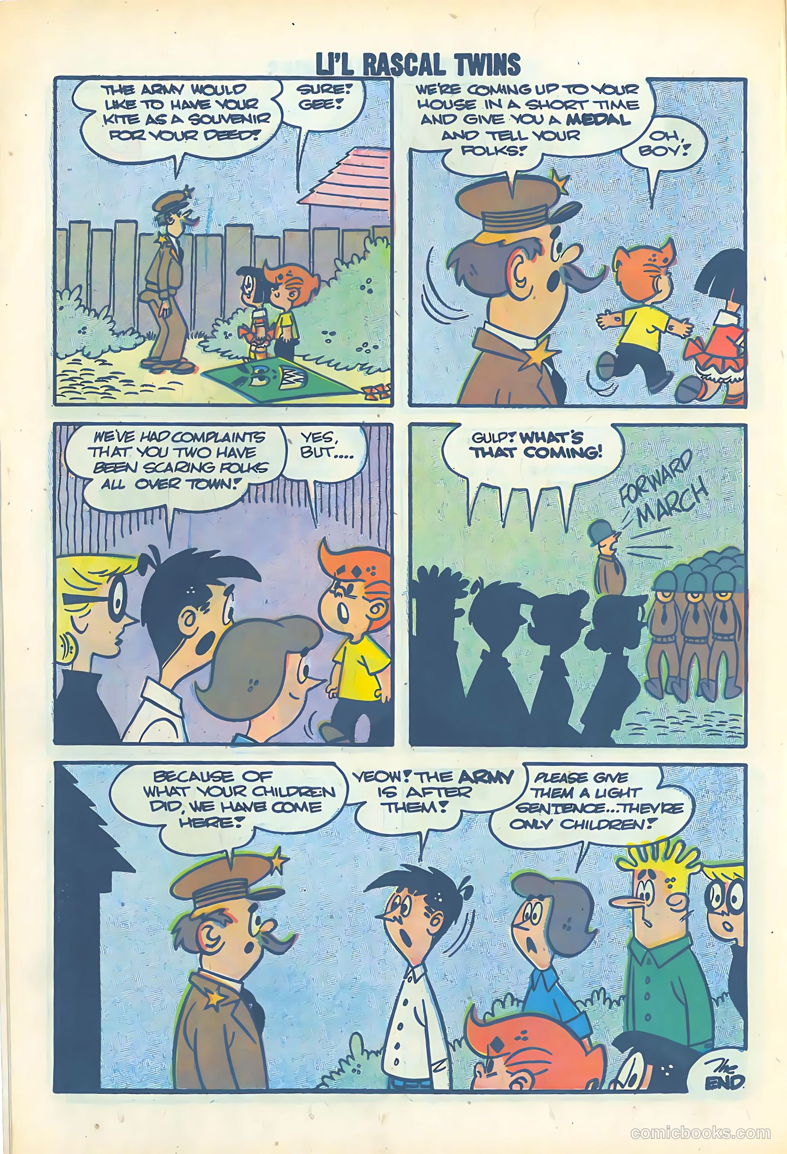 Li'l Rascal Twins #11 (1958) — page 14 of 36