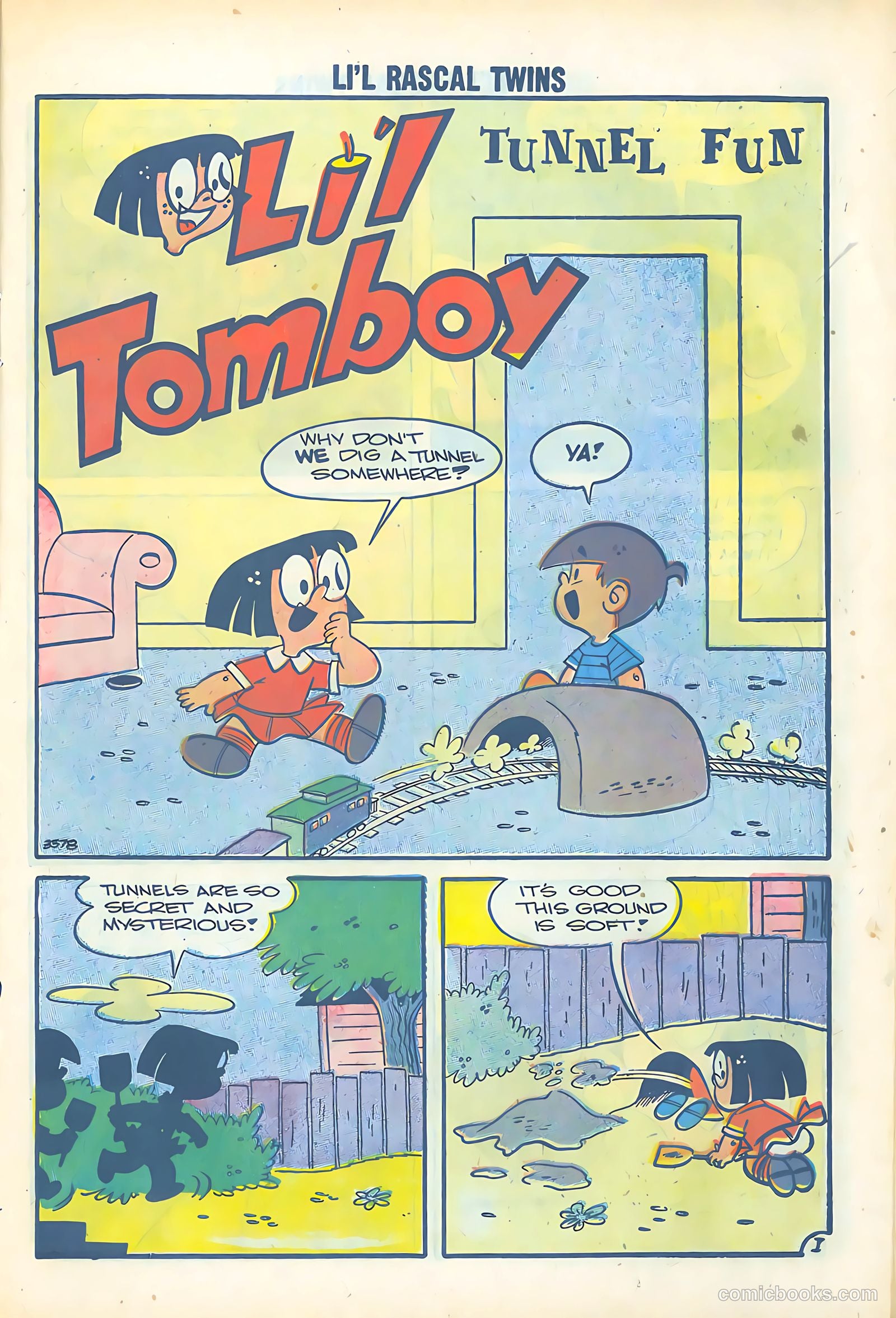 Li'l Rascal Twins #11 (1958) — page 15 of 36