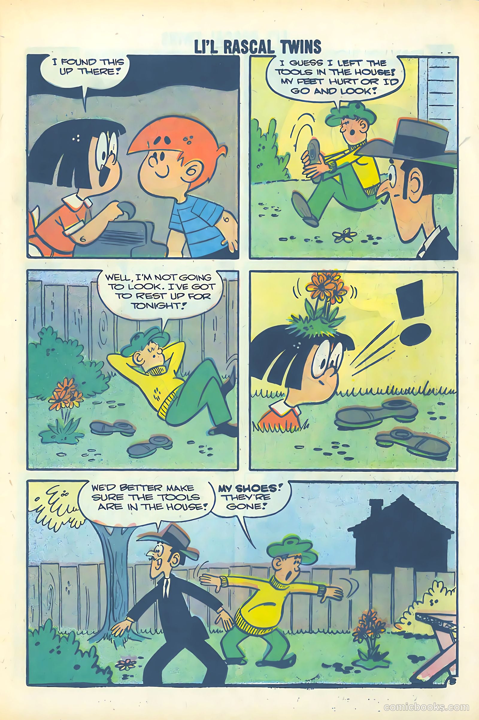 Li'l Rascal Twins #11 (1958) — page 17 of 36