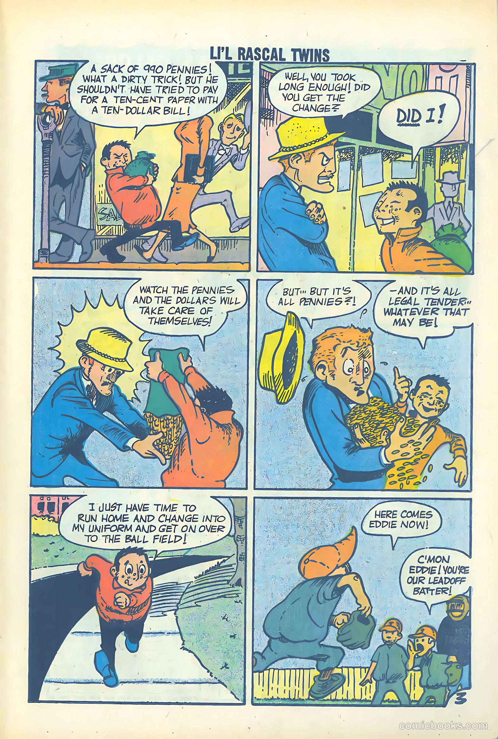 Li'l Rascal Twins #11 (1958) — page 25 of 36