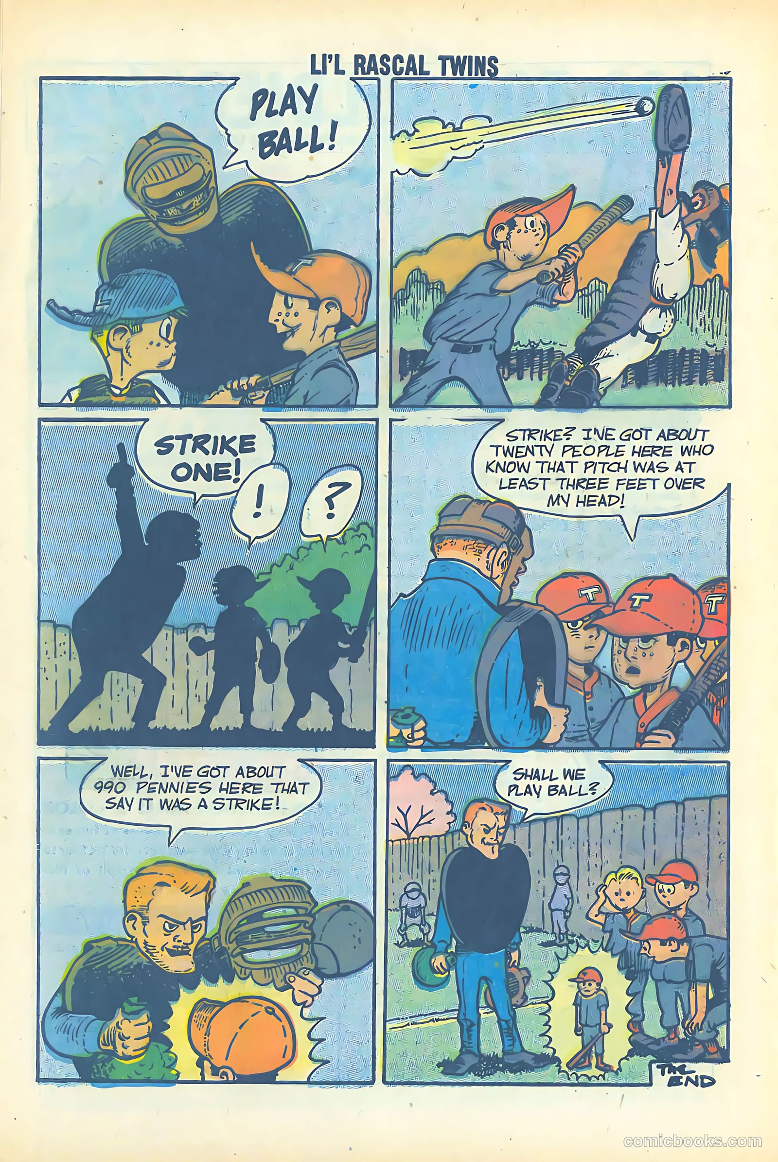 Li'l Rascal Twins #11 (1958) — page 28 of 36