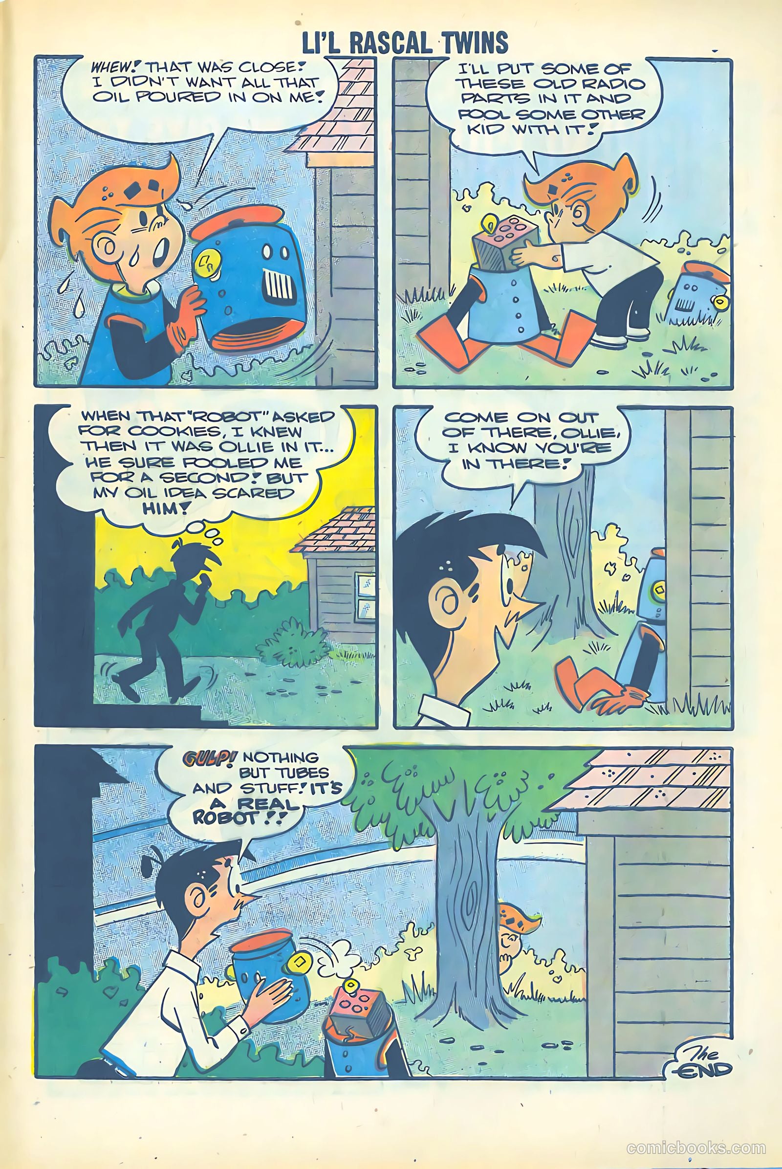 Li'l Rascal Twins #11 (1958) — page 33 of 36