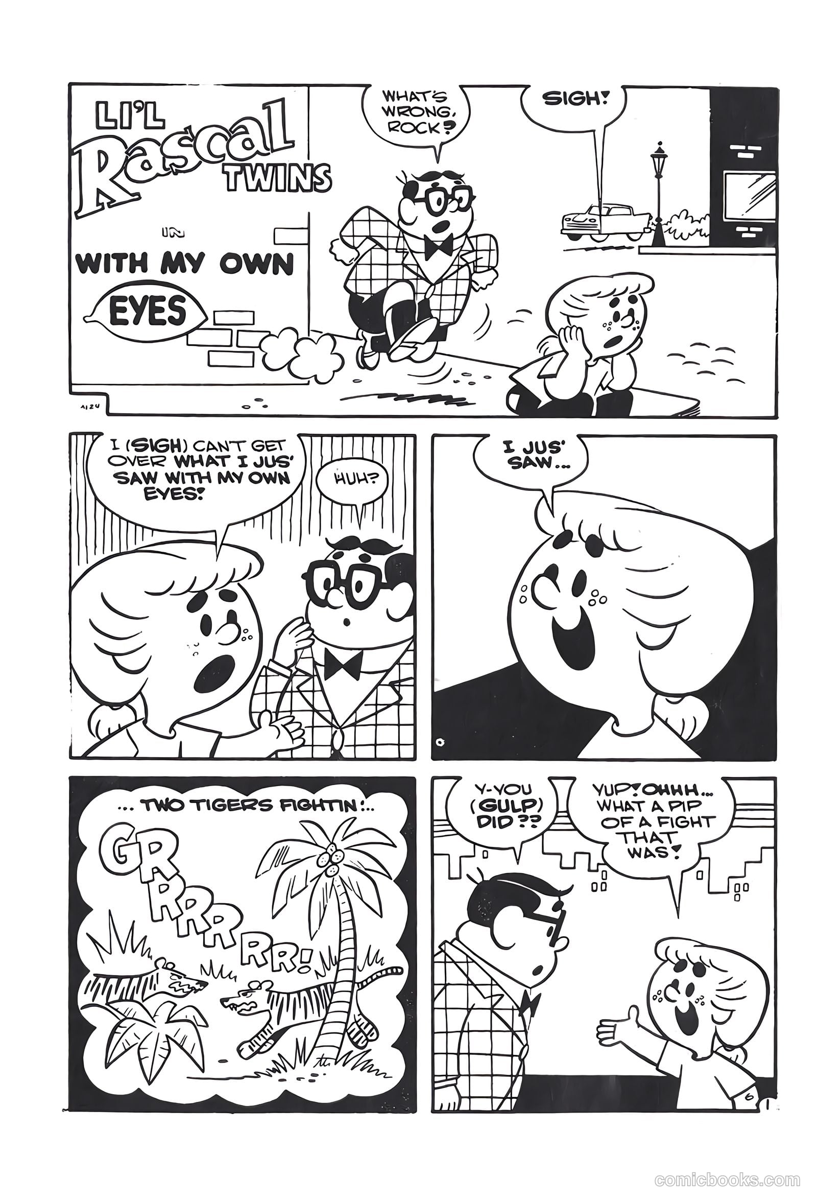 Li'l Rascal Twins #11 (1958) — page 35 of 36