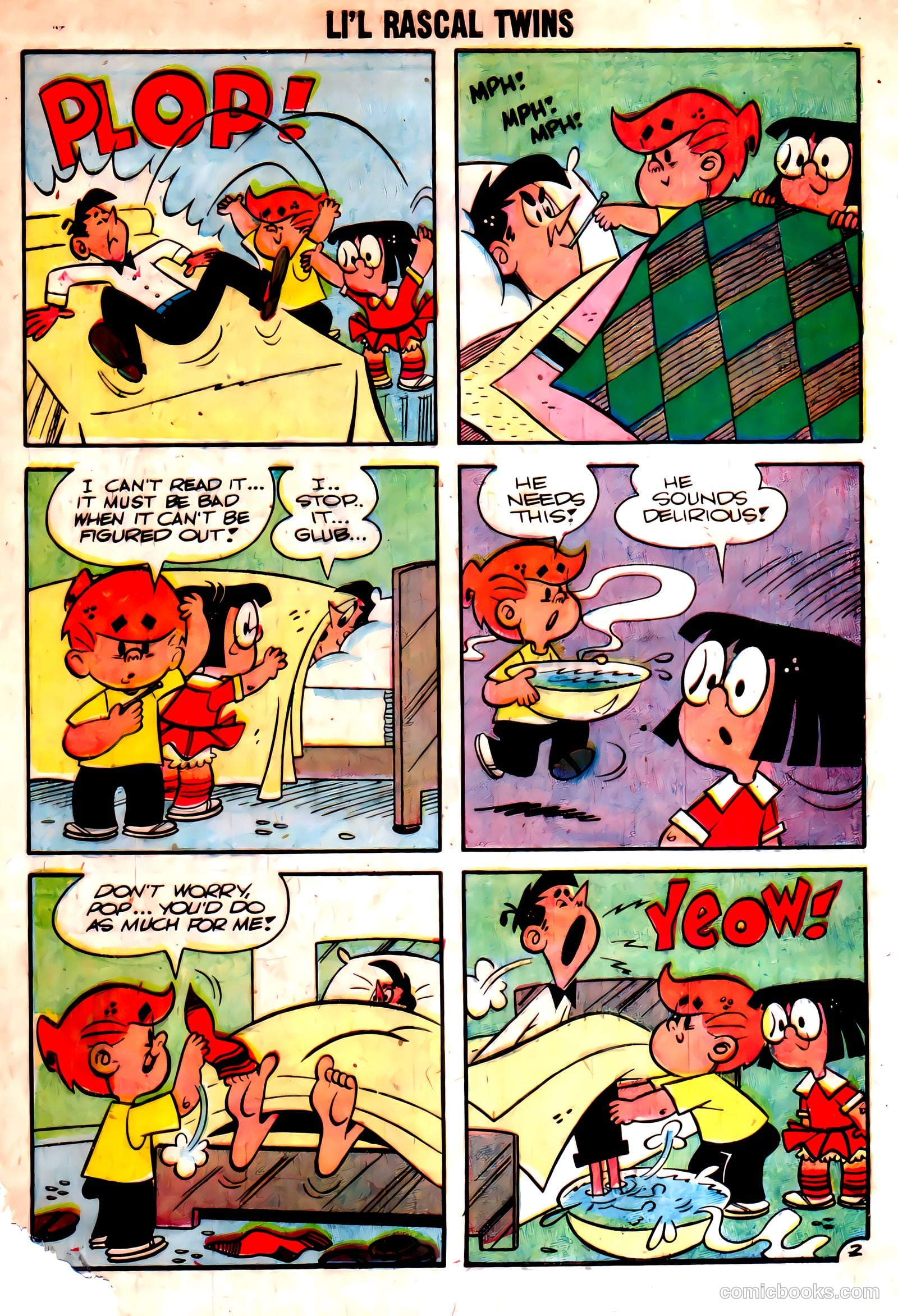 Li'l Rascal Twins #12 (1958) — page 4 of 36