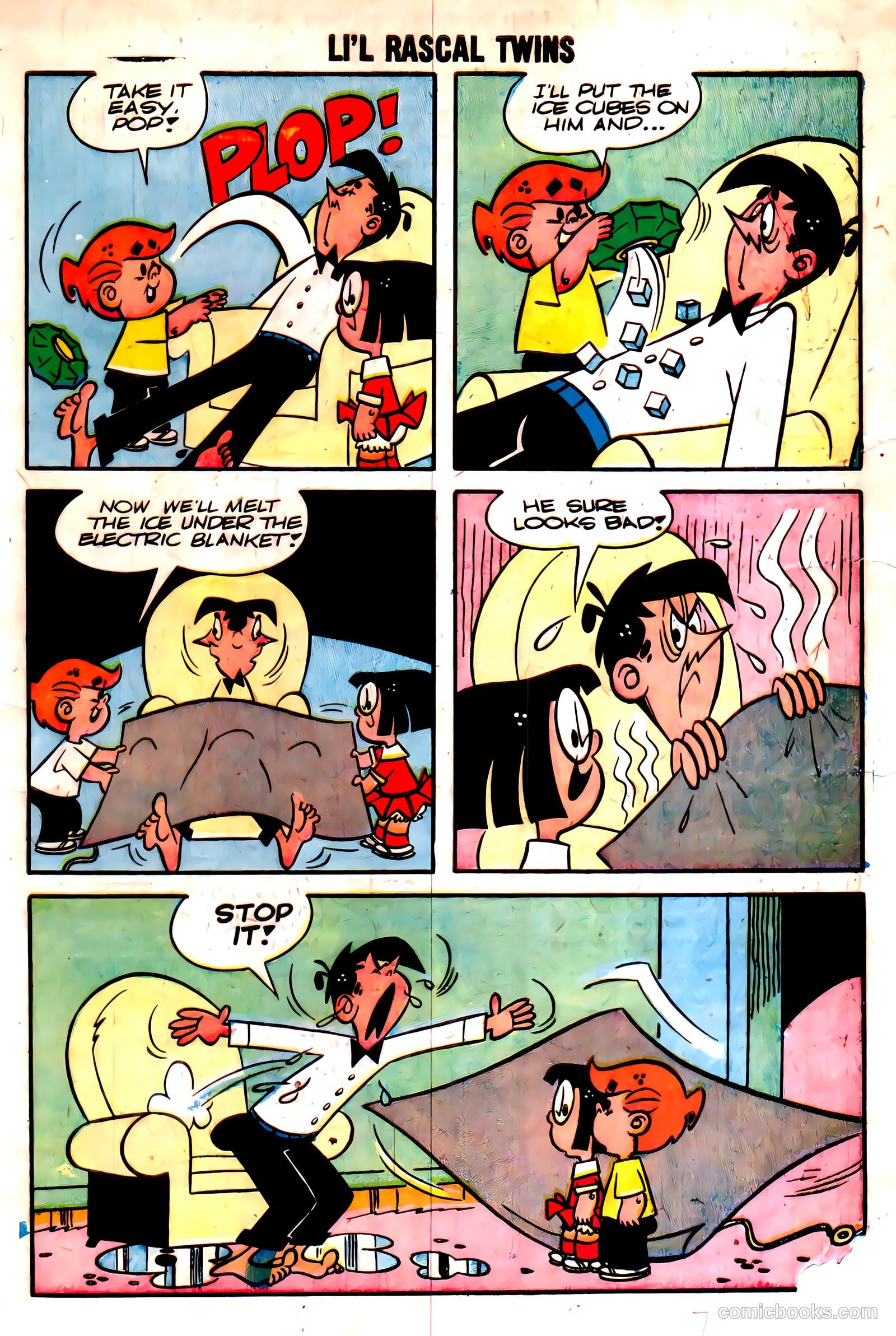 Li'l Rascal Twins #12 (1958) — page 7 of 36