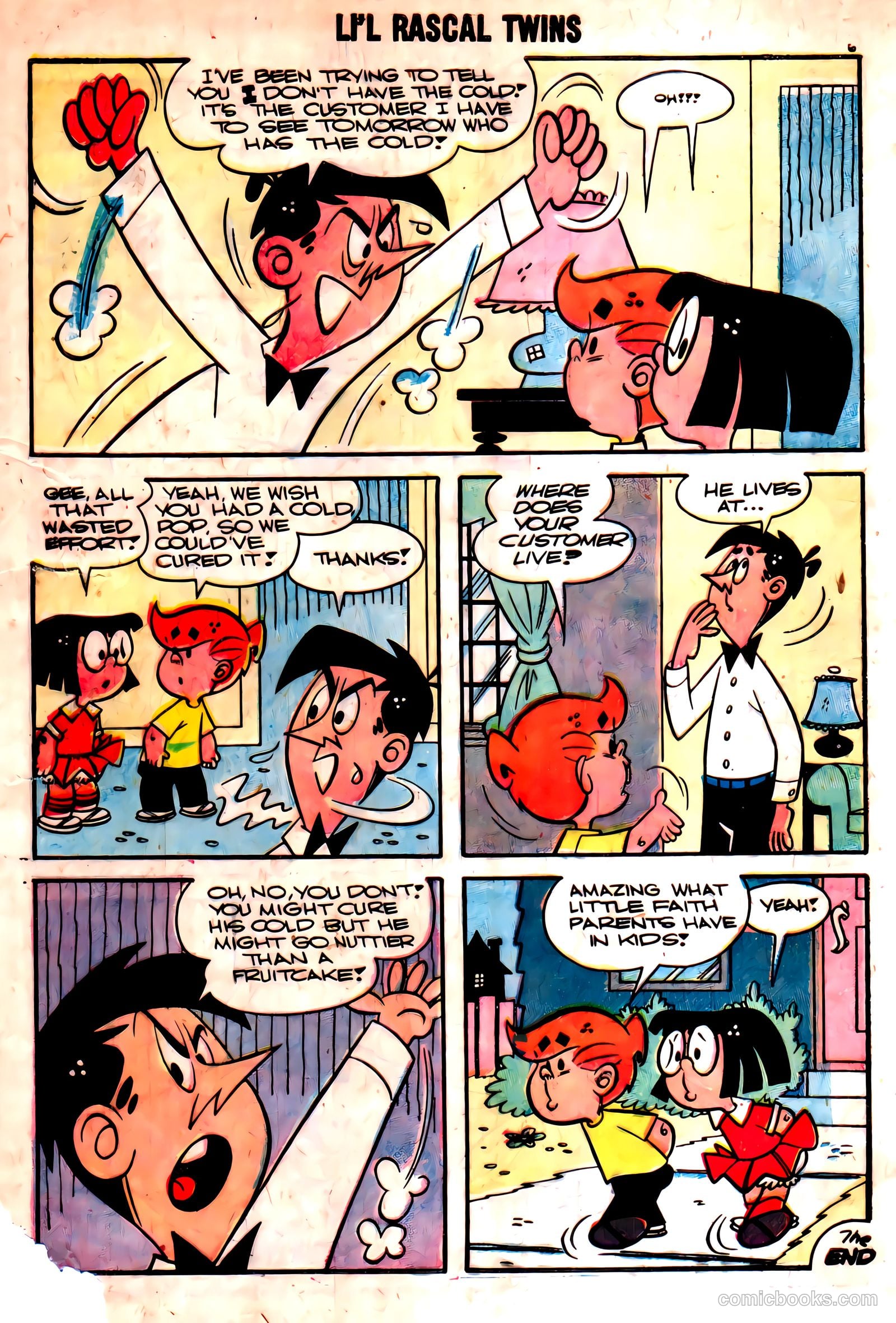 Li'l Rascal Twins #12 (1958) — page 8 of 36