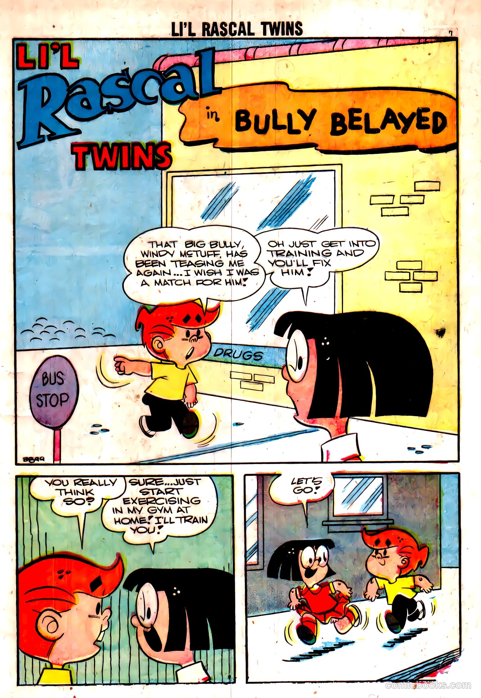Li'l Rascal Twins #12 (1958) — page 9 of 36