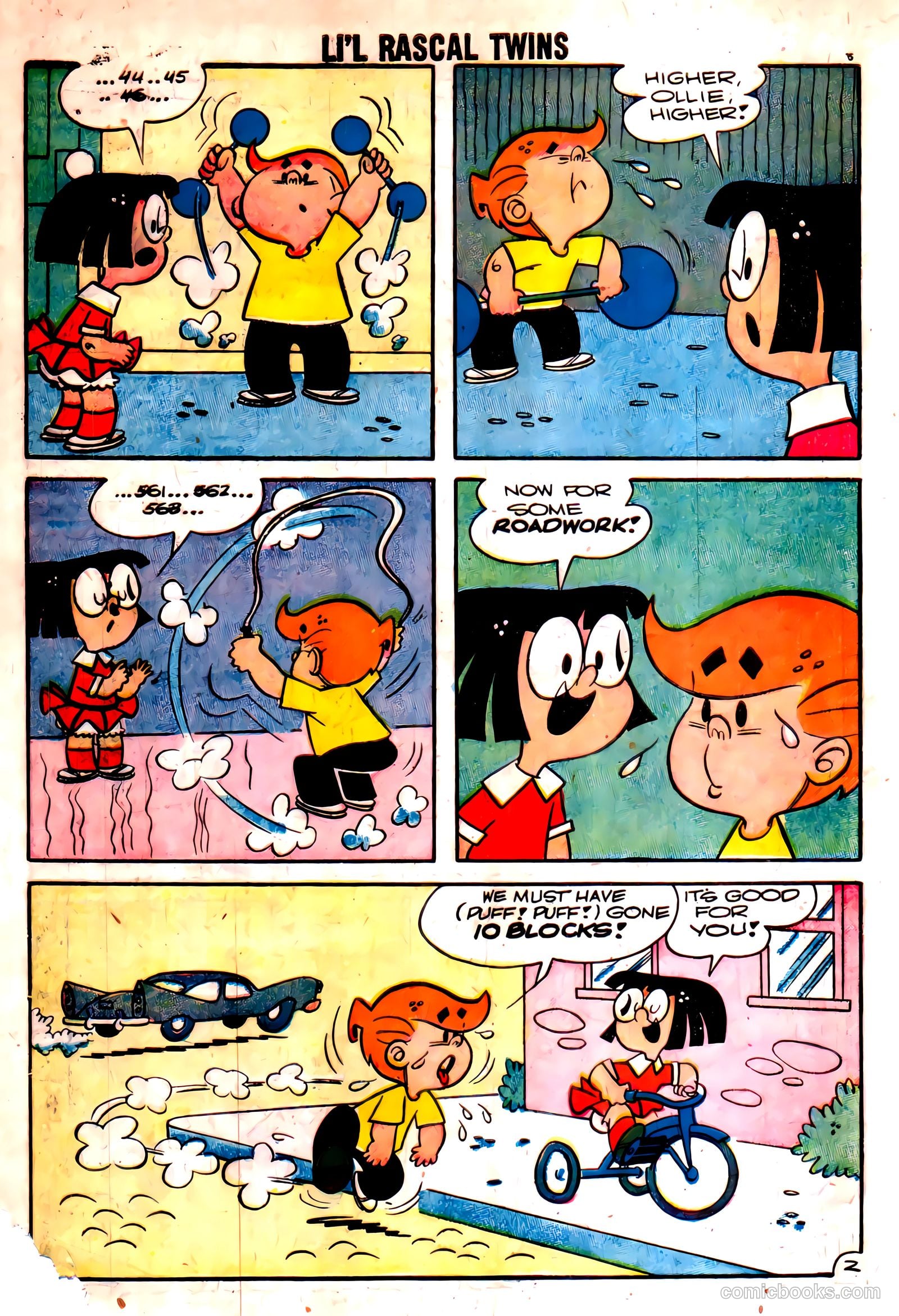 Li'l Rascal Twins #12 (1958) — page 10 of 36