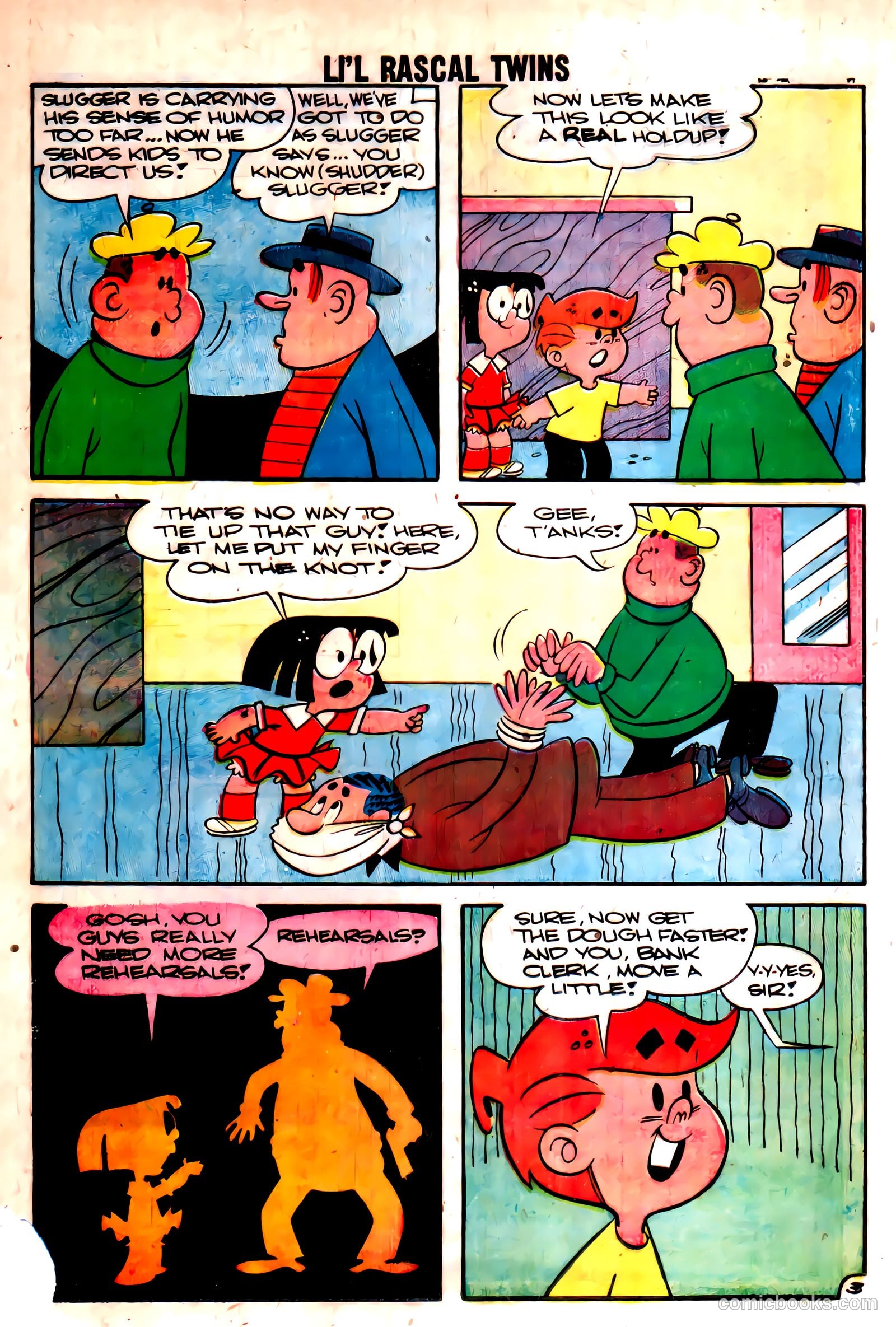 Li'l Rascal Twins #12 (1958) — page 16 of 36