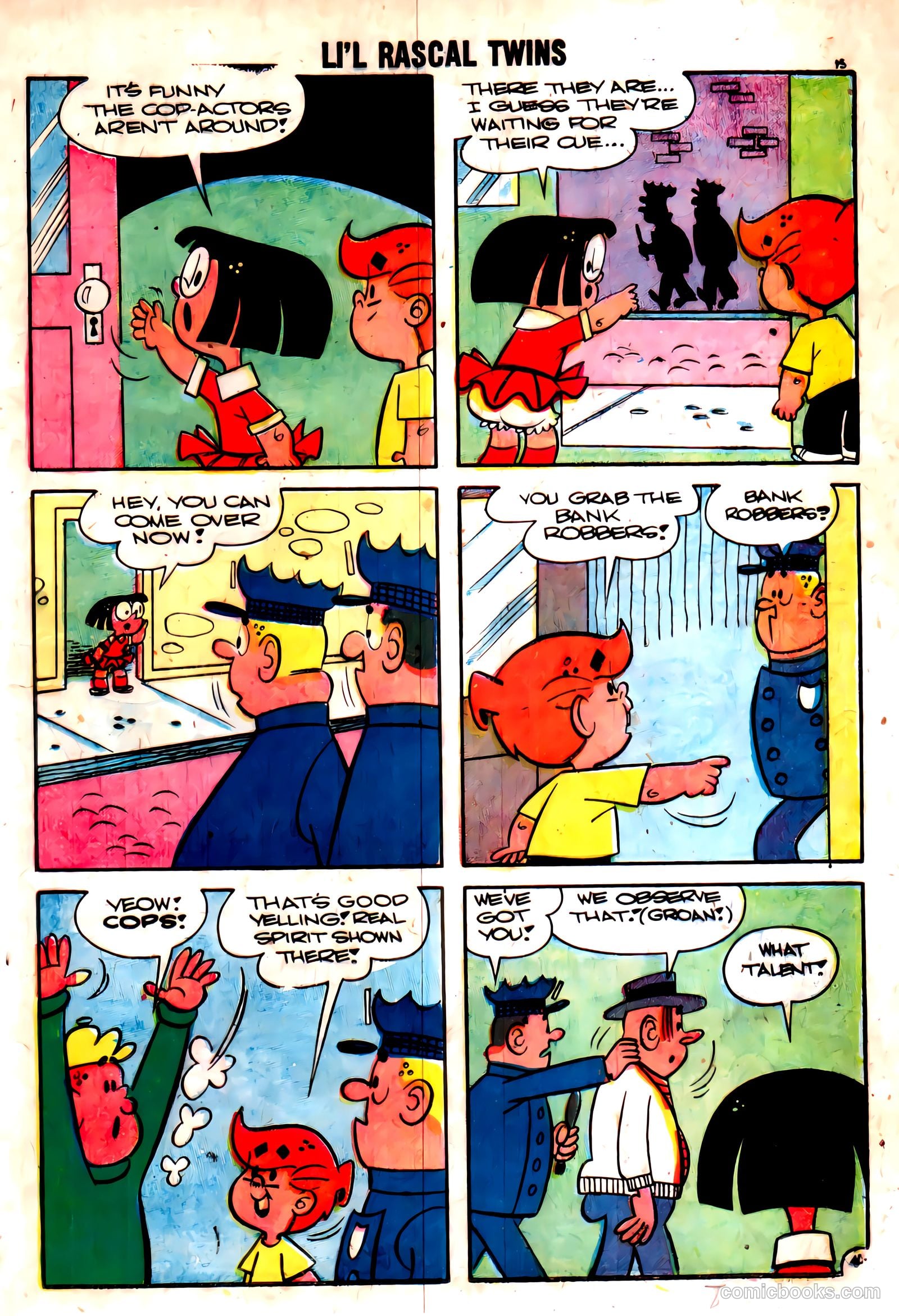 Li'l Rascal Twins #12 (1958) — page 17 of 36