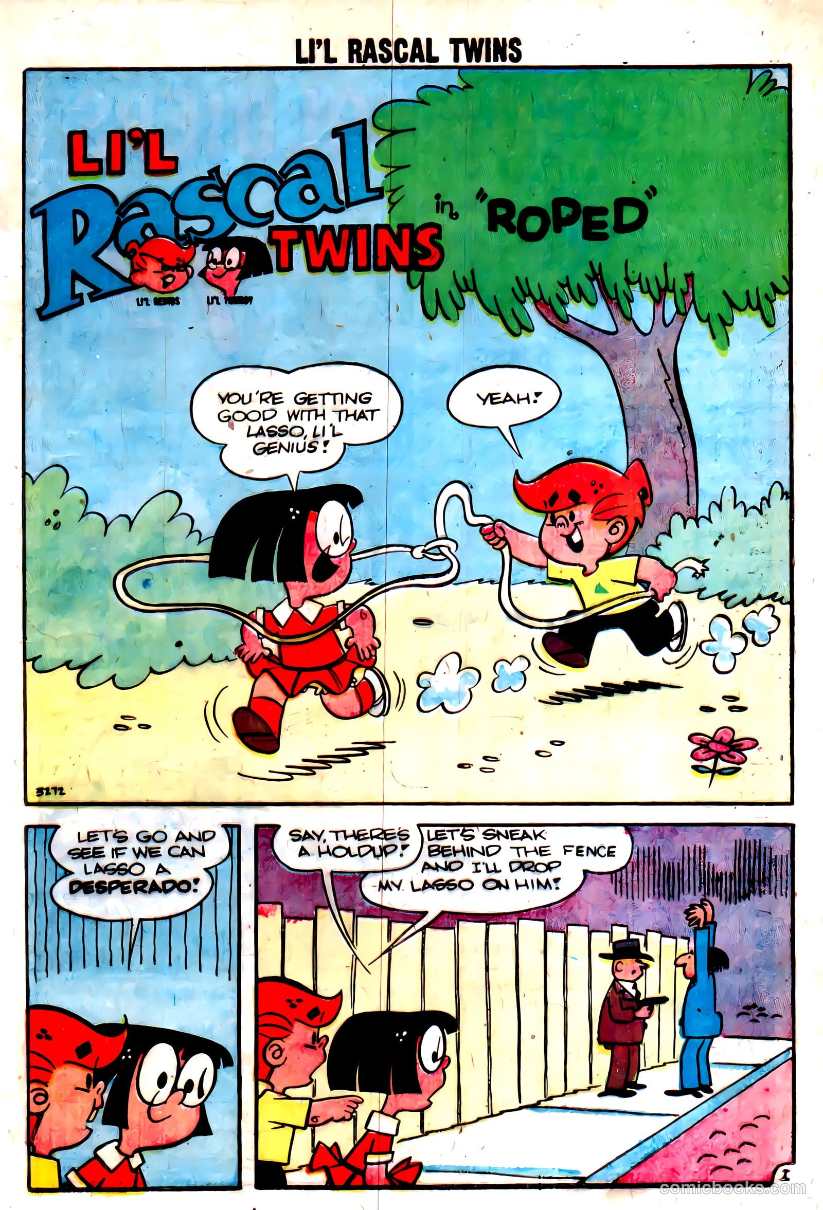Li'l Rascal Twins #12 (1958) — page 21 of 36