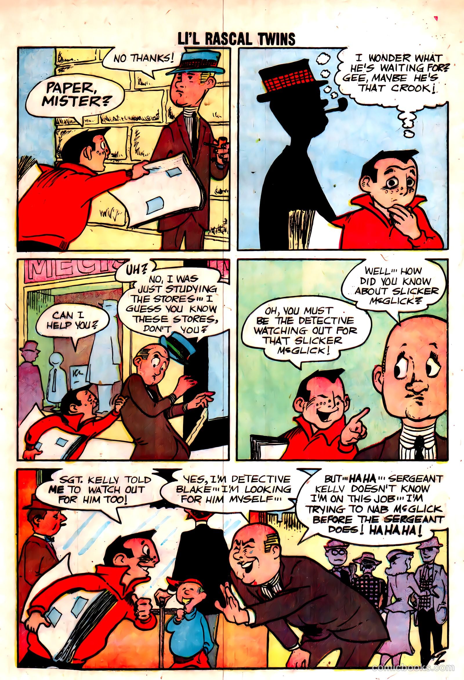 Li'l Rascal Twins #12 (1958) — page 25 of 36