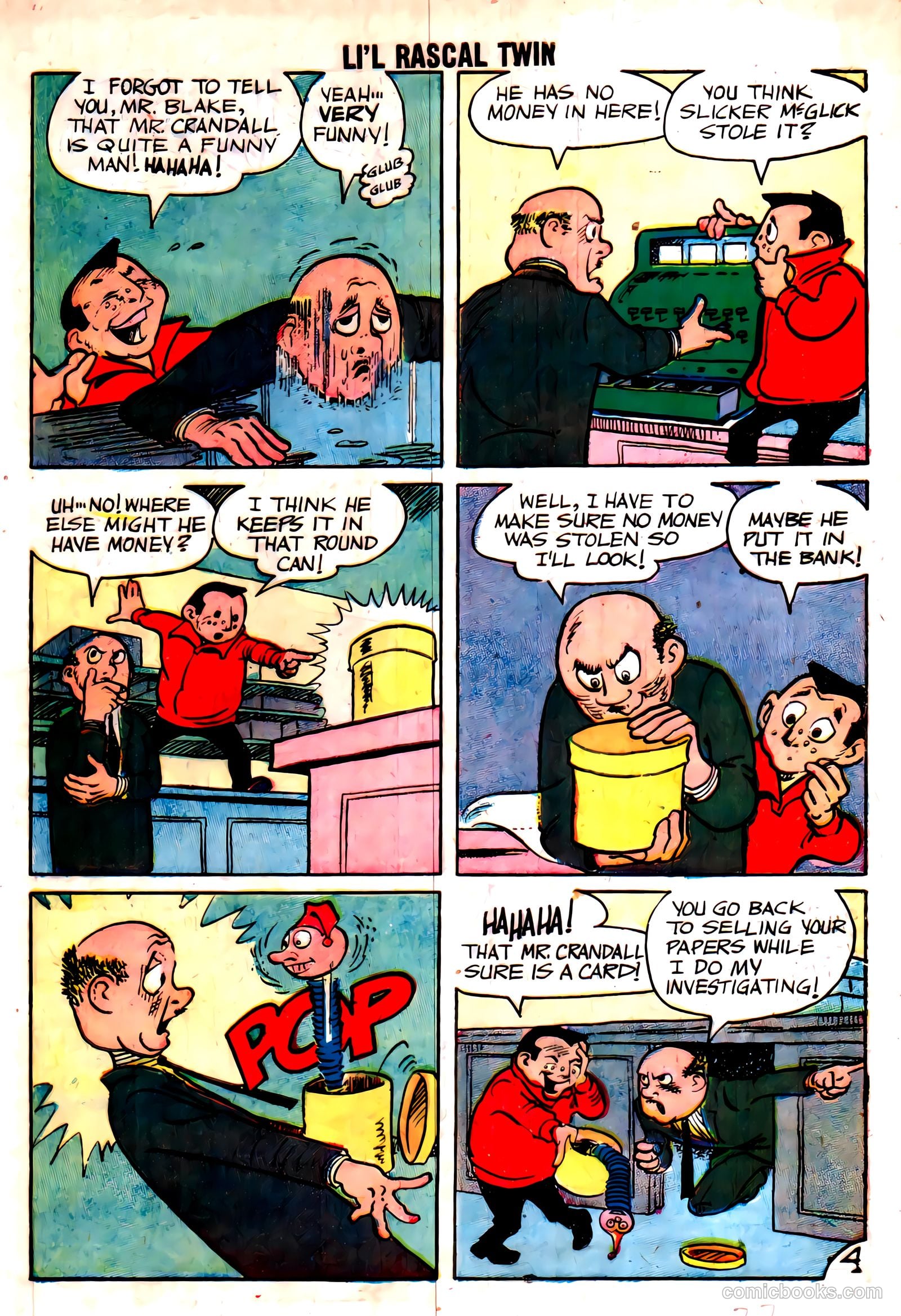 Li'l Rascal Twins #12 (1958) — page 27 of 36