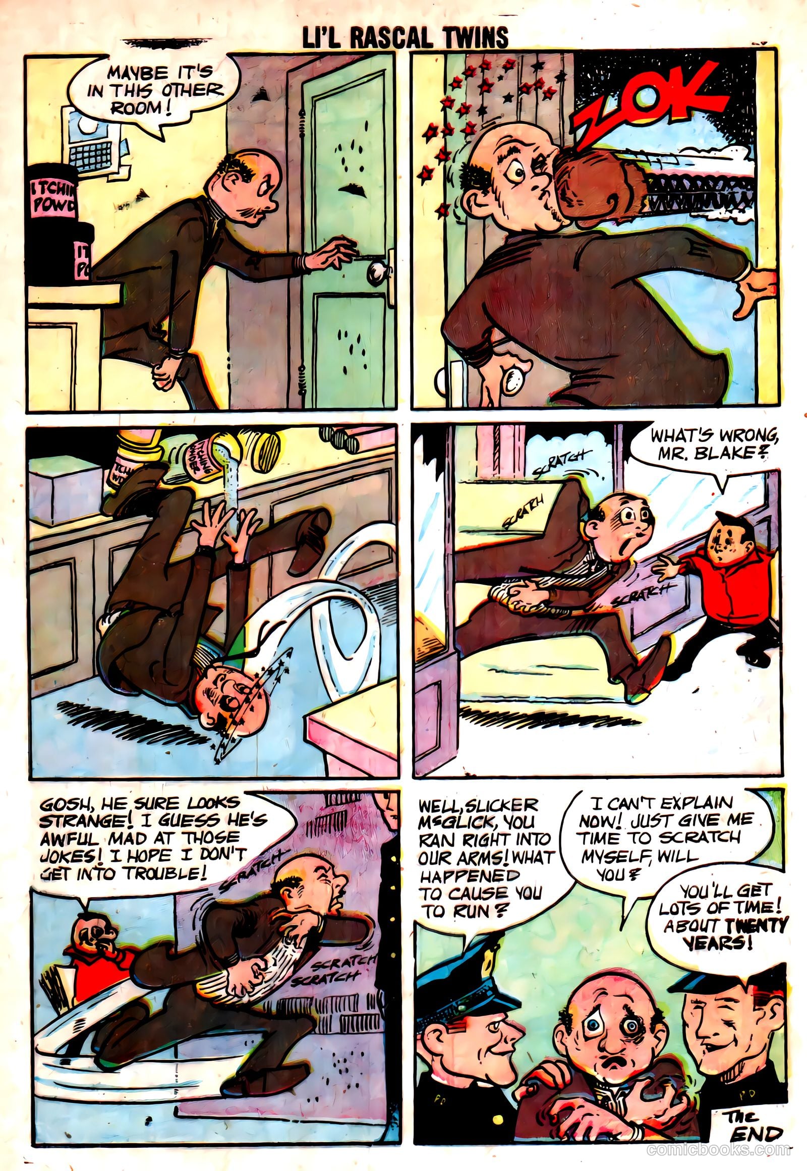 Li'l Rascal Twins #12 (1958) — page 28 of 36