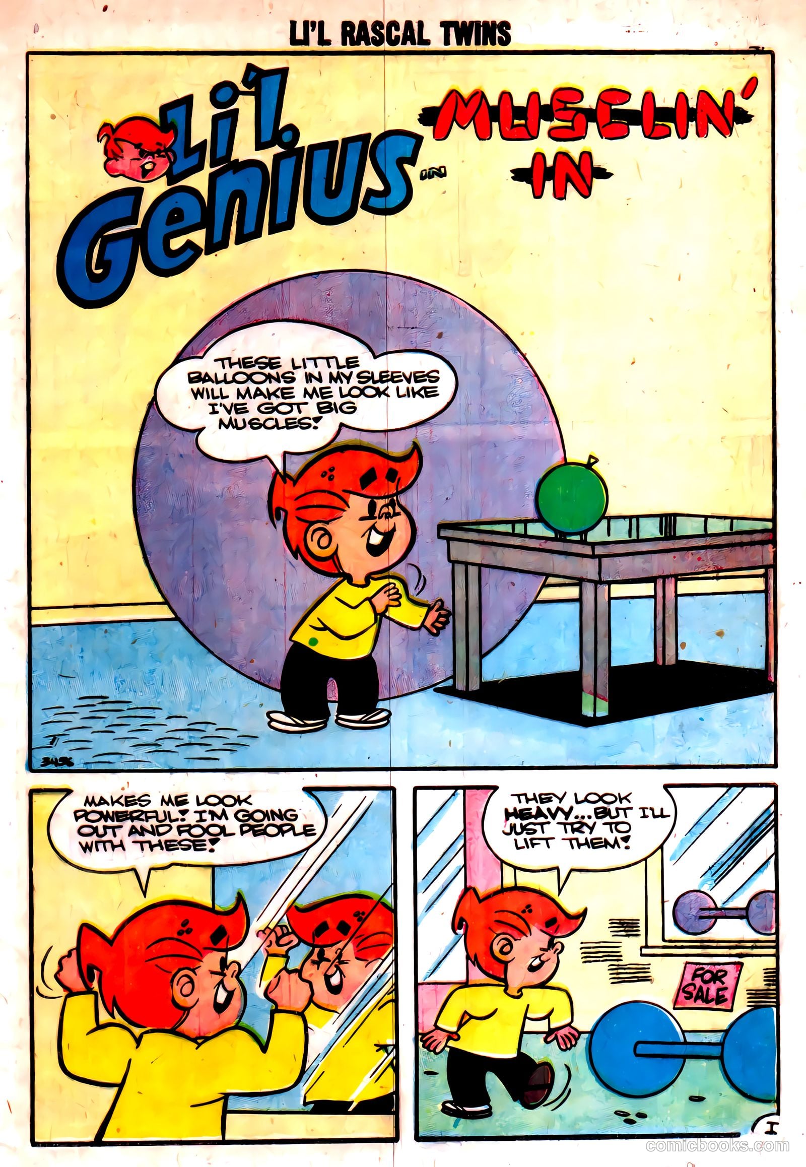 Li'l Rascal Twins #12 (1958) — page 29 of 36