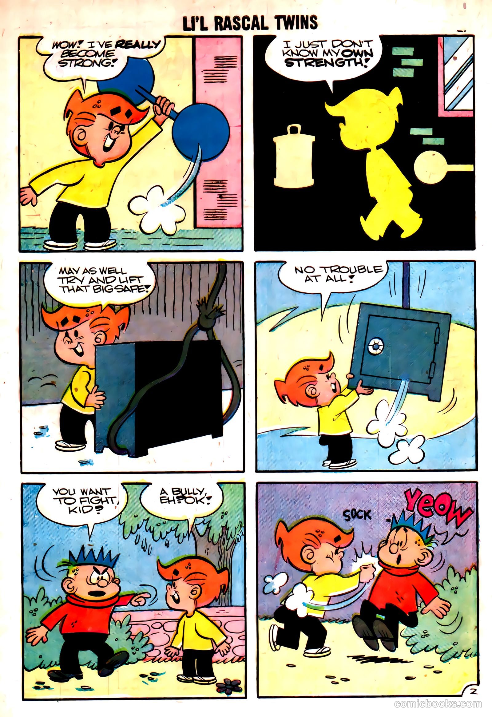 Li'l Rascal Twins #12 (1958) — page 30 of 36