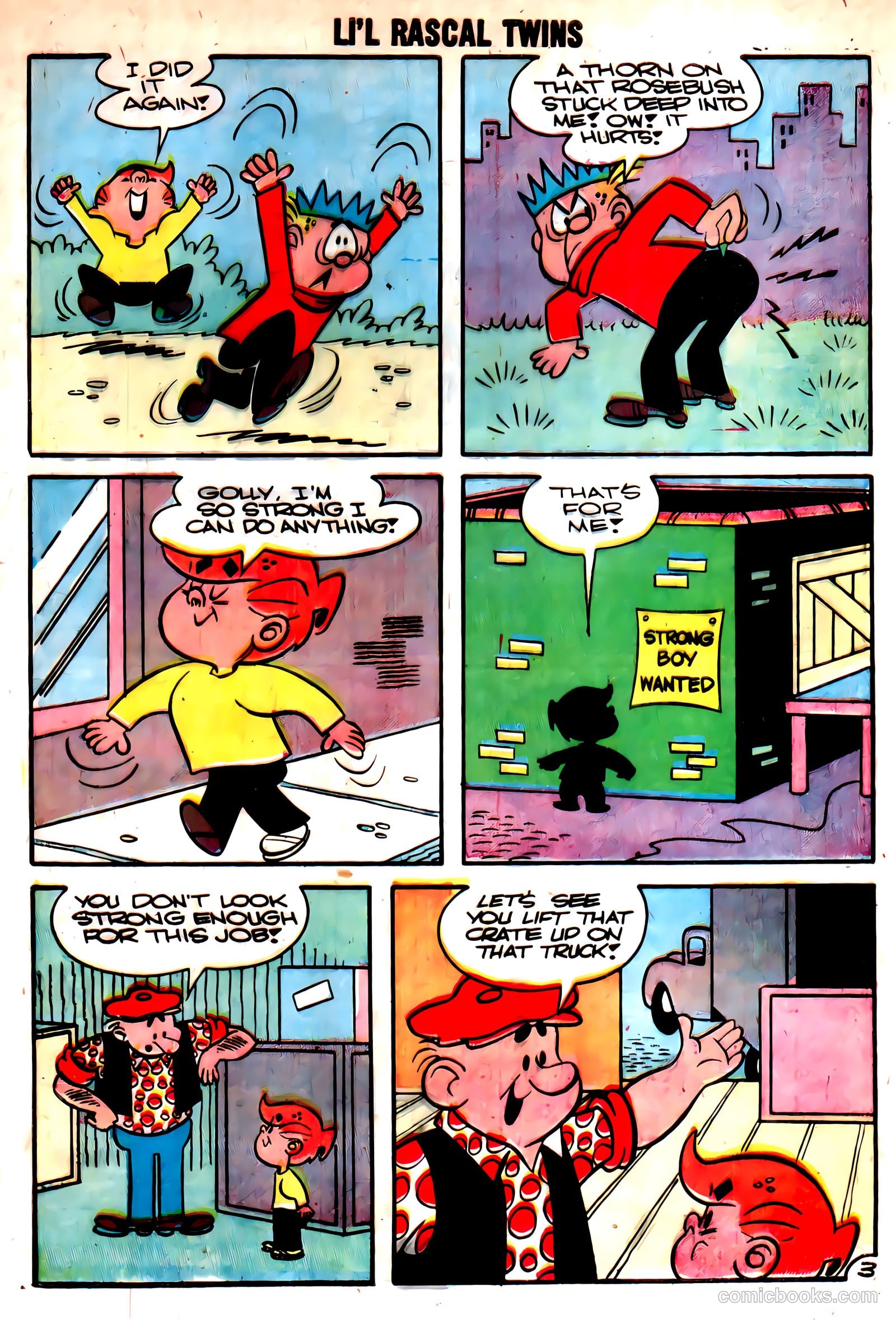 Li'l Rascal Twins #12 (1958) — page 32 of 36