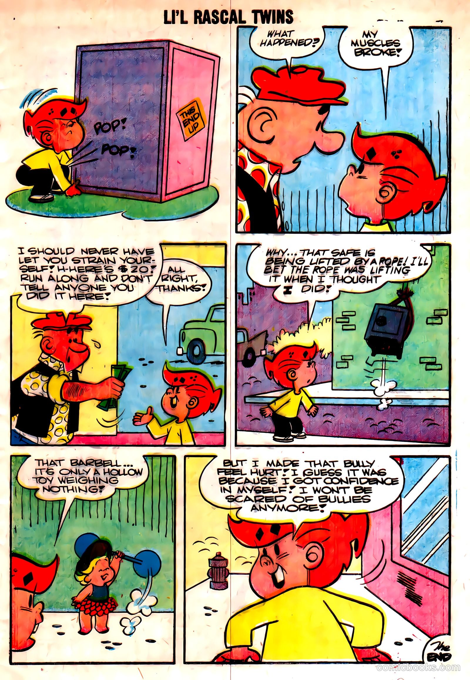 Li'l Rascal Twins #12 (1958) — page 33 of 36