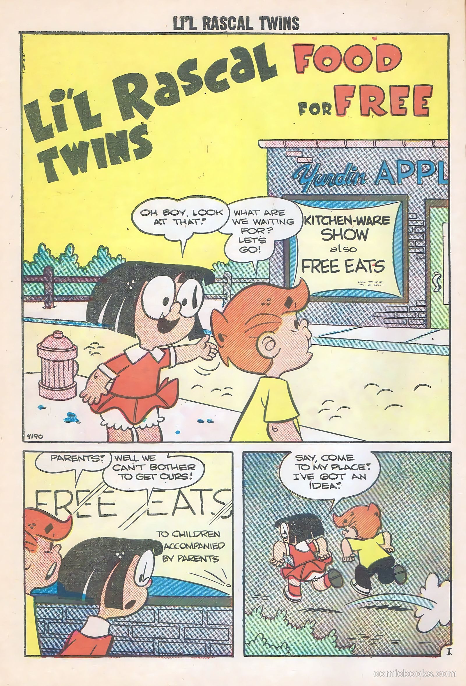 Li'l Rascal Twins #13 (1959) — page 10 of 36
