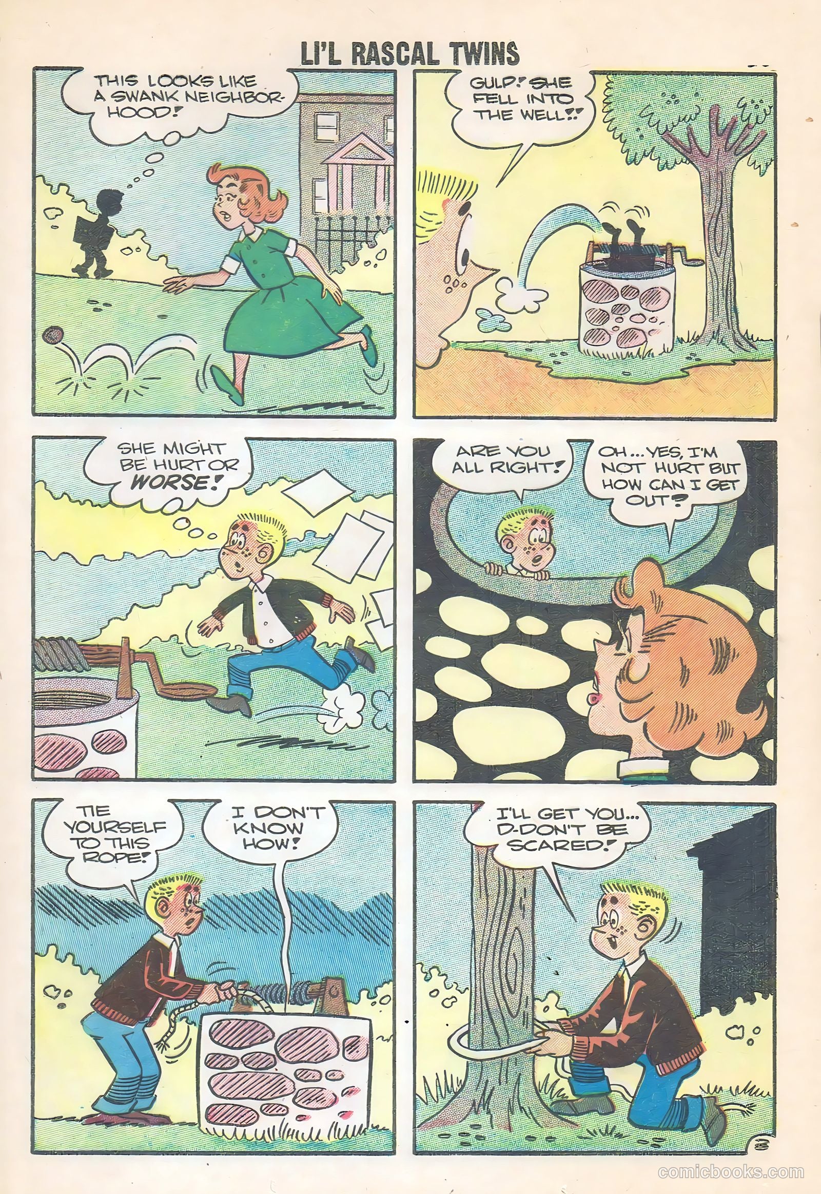 Li'l Rascal Twins #13 (1959) — page 25 of 36