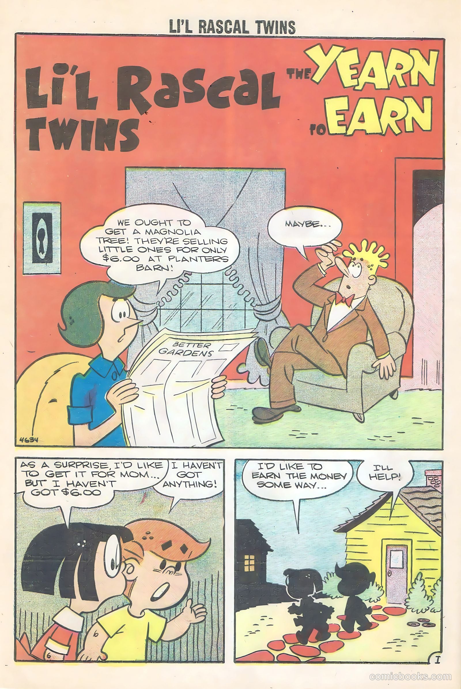 Li'l Rascal Twins #13 (1959) — page 28 of 36