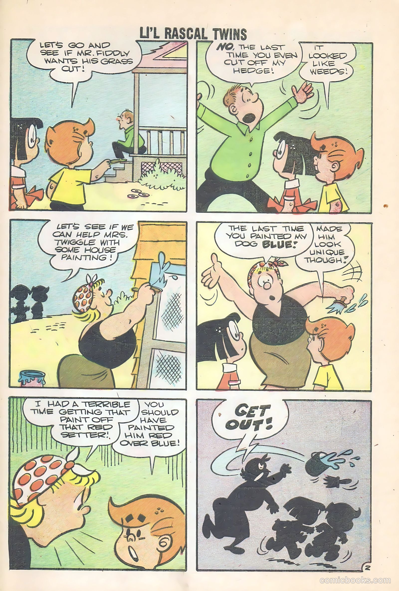 Li'l Rascal Twins #13 (1959) — page 29 of 36