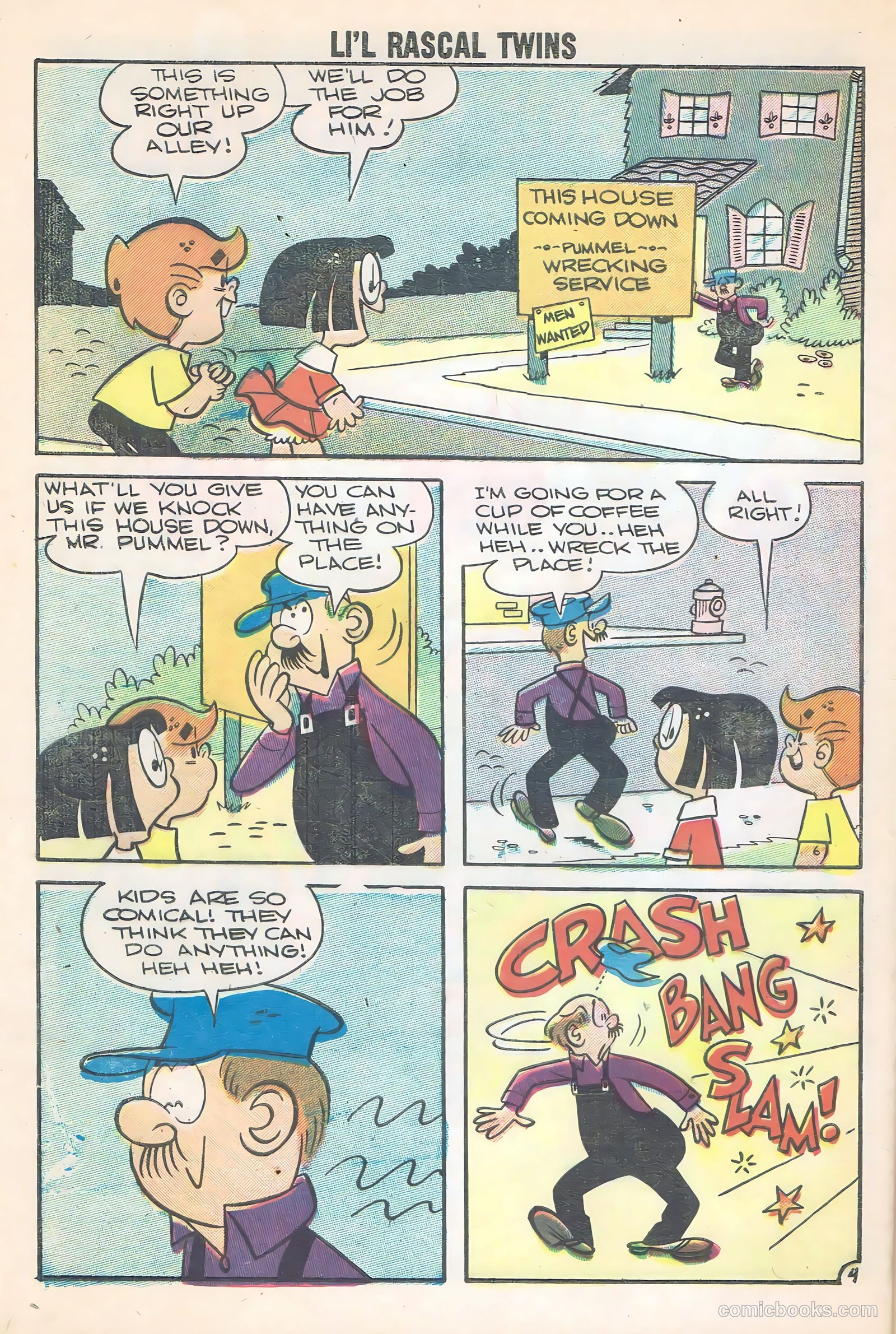 Li'l Rascal Twins #13 (1959) — page 32 of 36