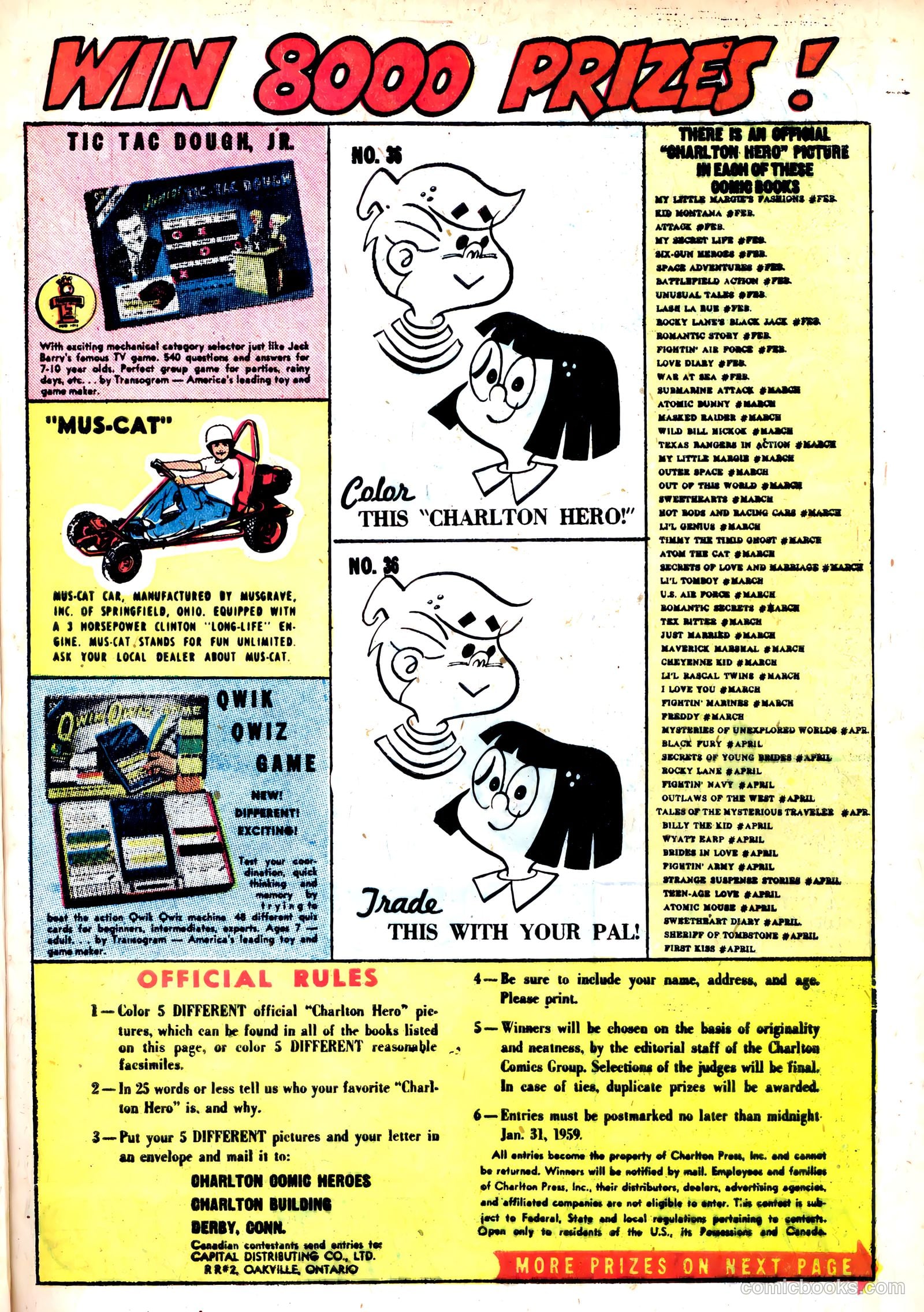 Li'l Rascal Twins #14 (1959) — page 9 of 35