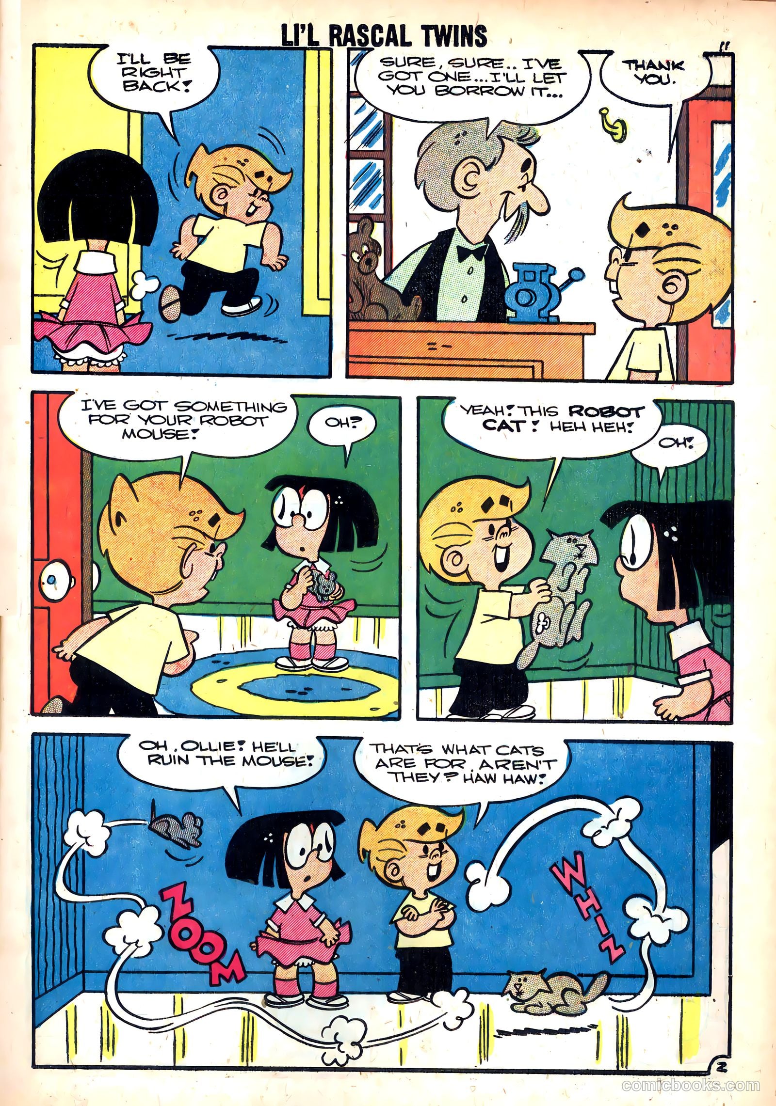 Li'l Rascal Twins #14 (1959) — page 12 of 35