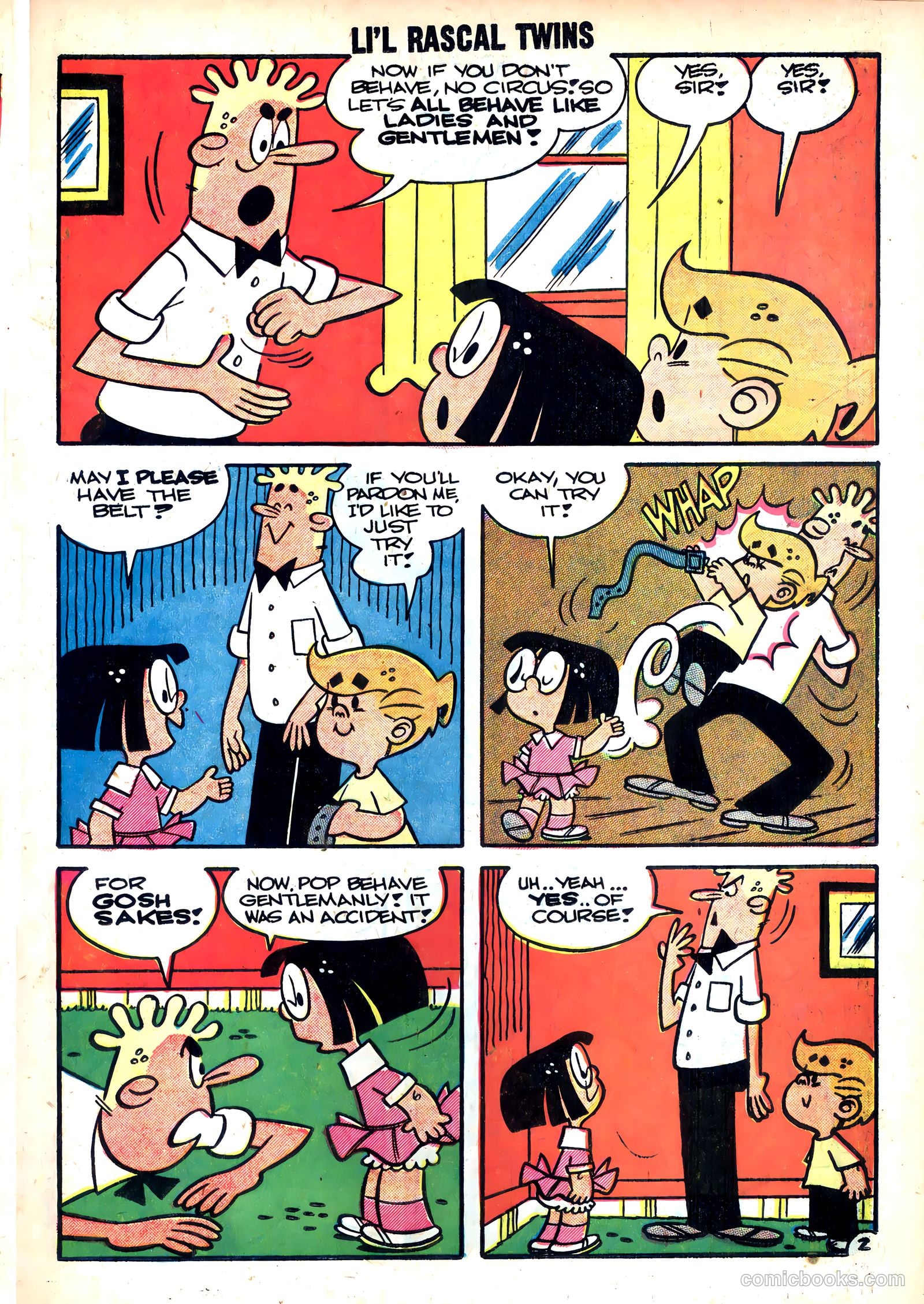 Li'l Rascal Twins #14 (1959) — page 16 of 35