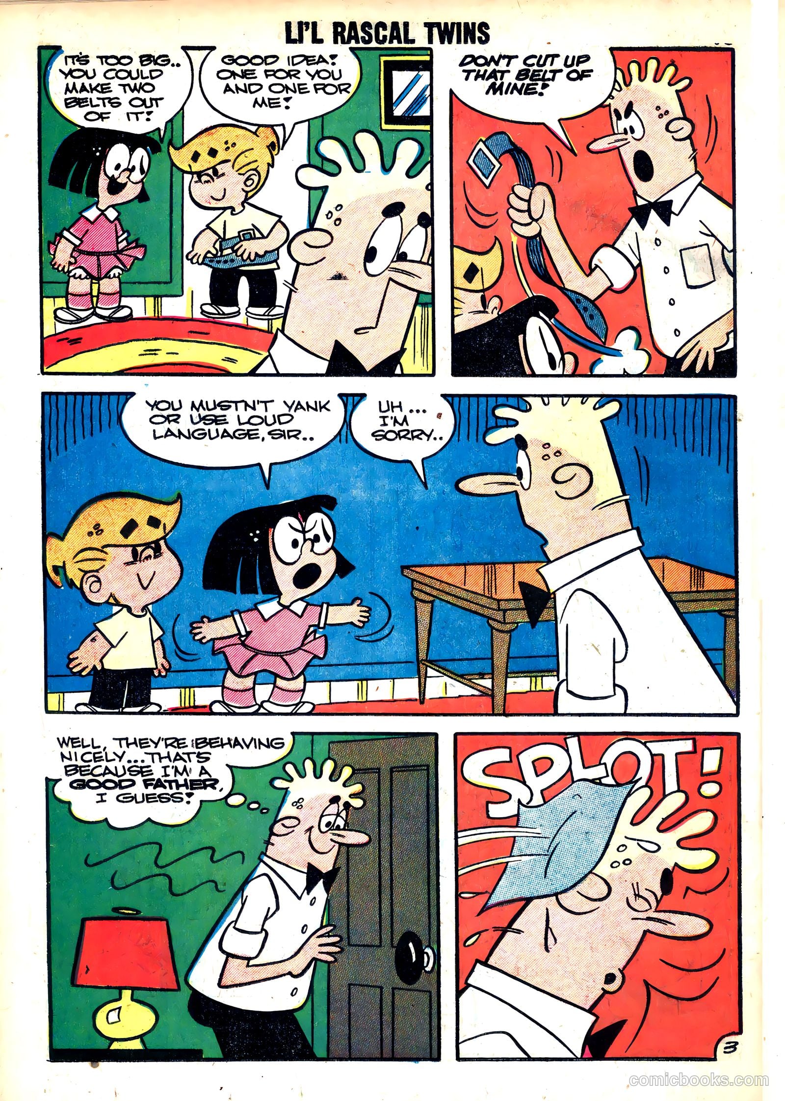 Li'l Rascal Twins #14 (1959) — page 17 of 35