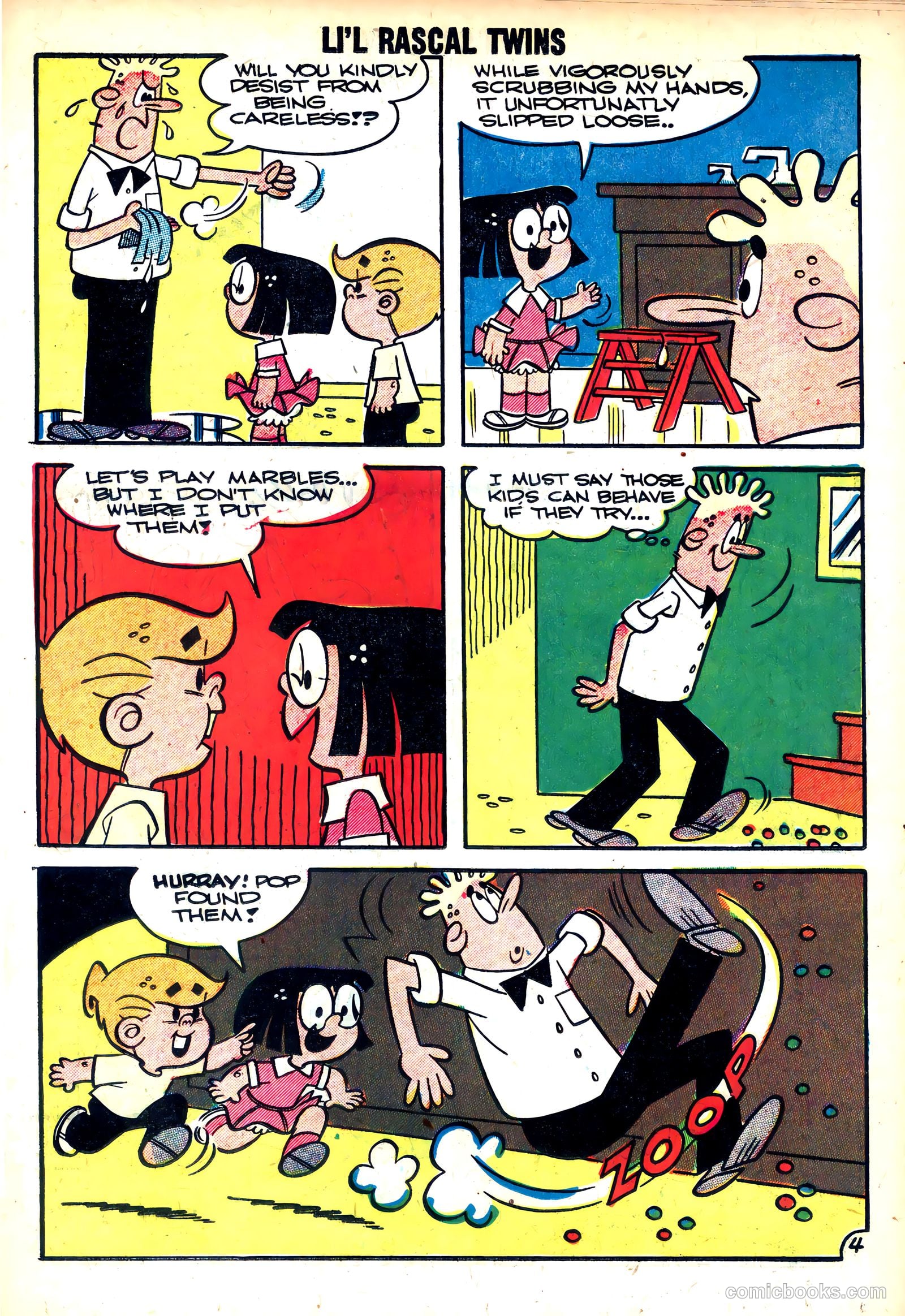 Li'l Rascal Twins #14 (1959) — page 18 of 35