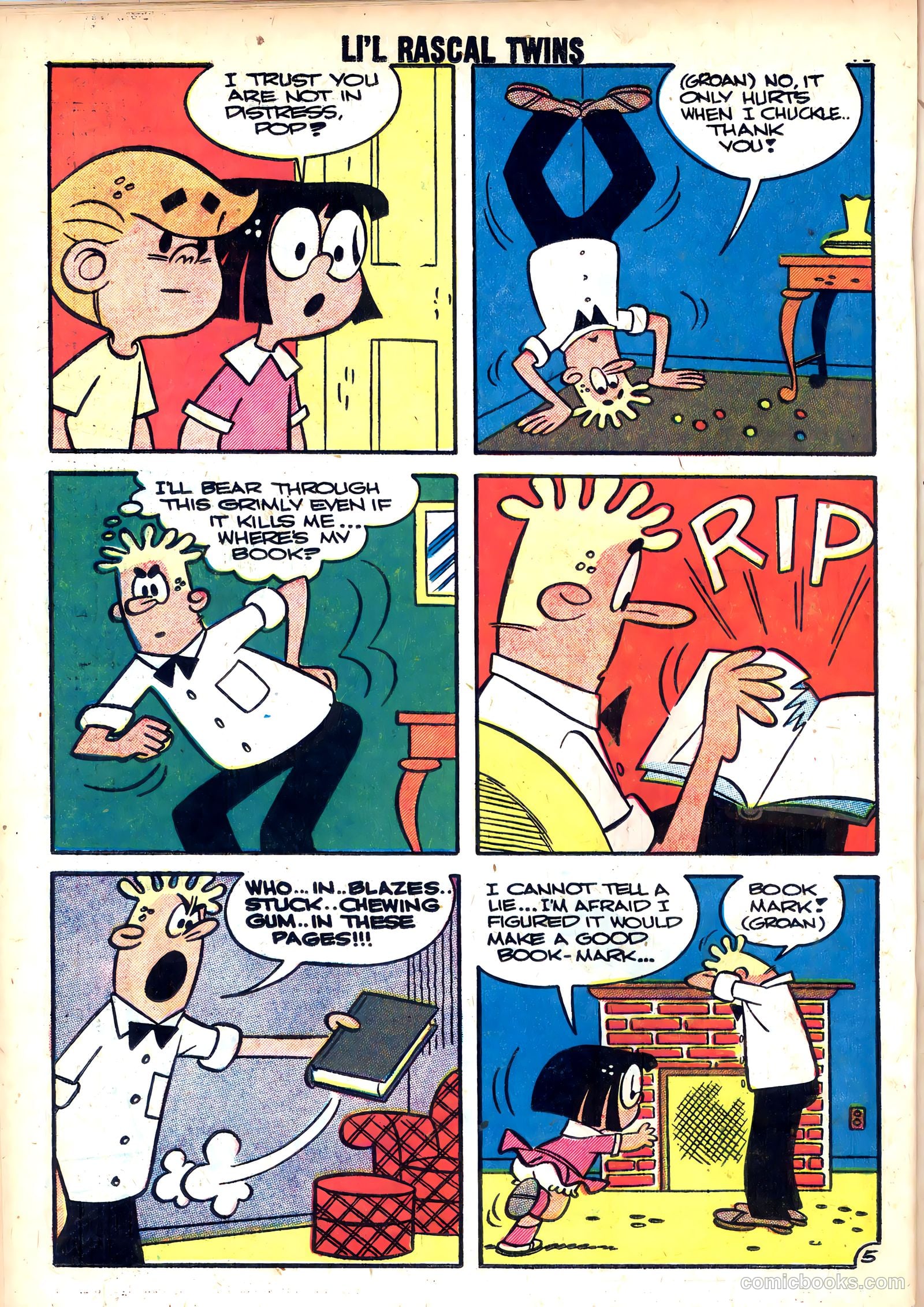 Li'l Rascal Twins #14 (1959) — page 19 of 35