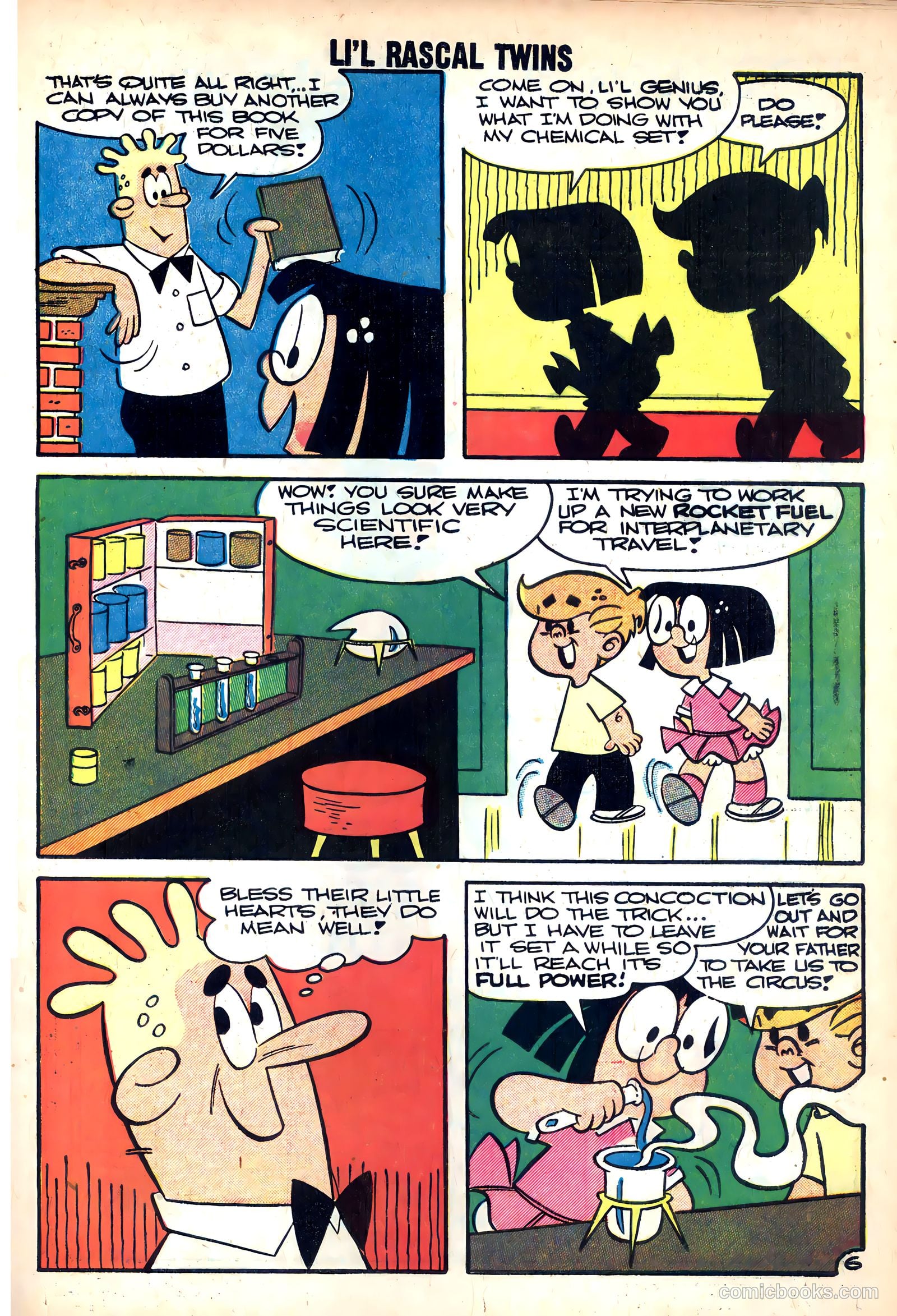 Li'l Rascal Twins #14 (1959) — page 20 of 35