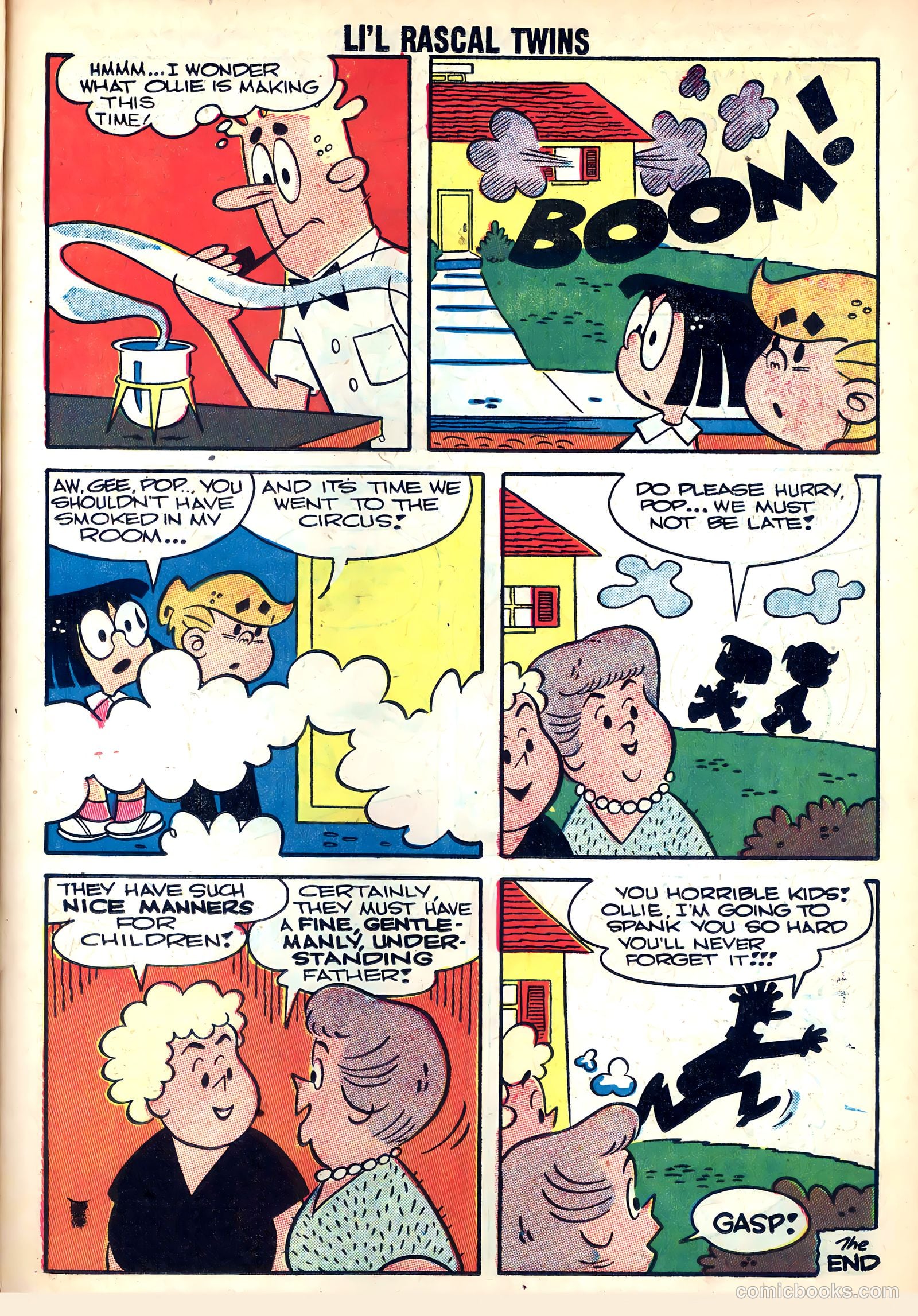 Li'l Rascal Twins #14 (1959) — page 22 of 35
