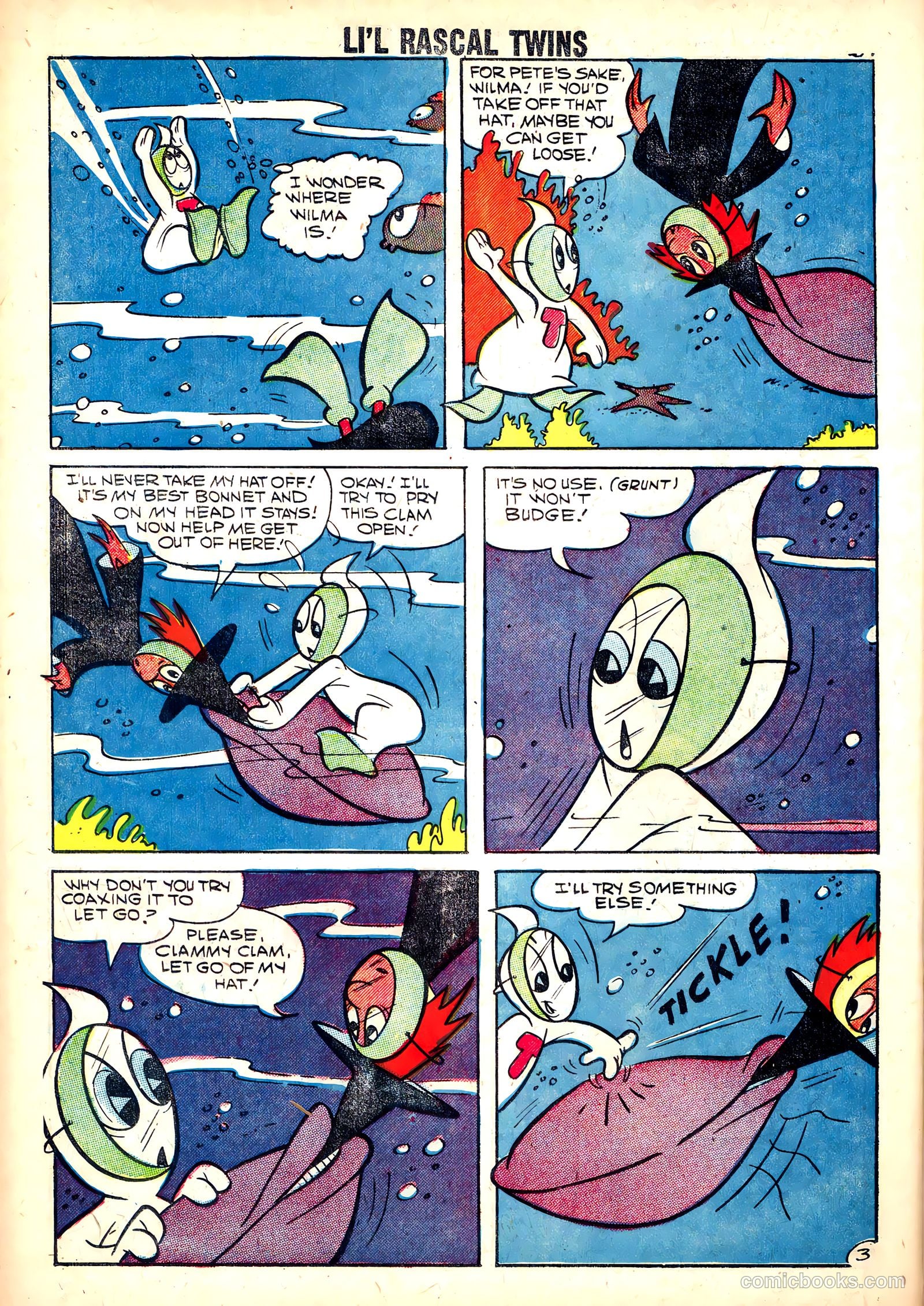 Li'l Rascal Twins #14 (1959) — page 25 of 35