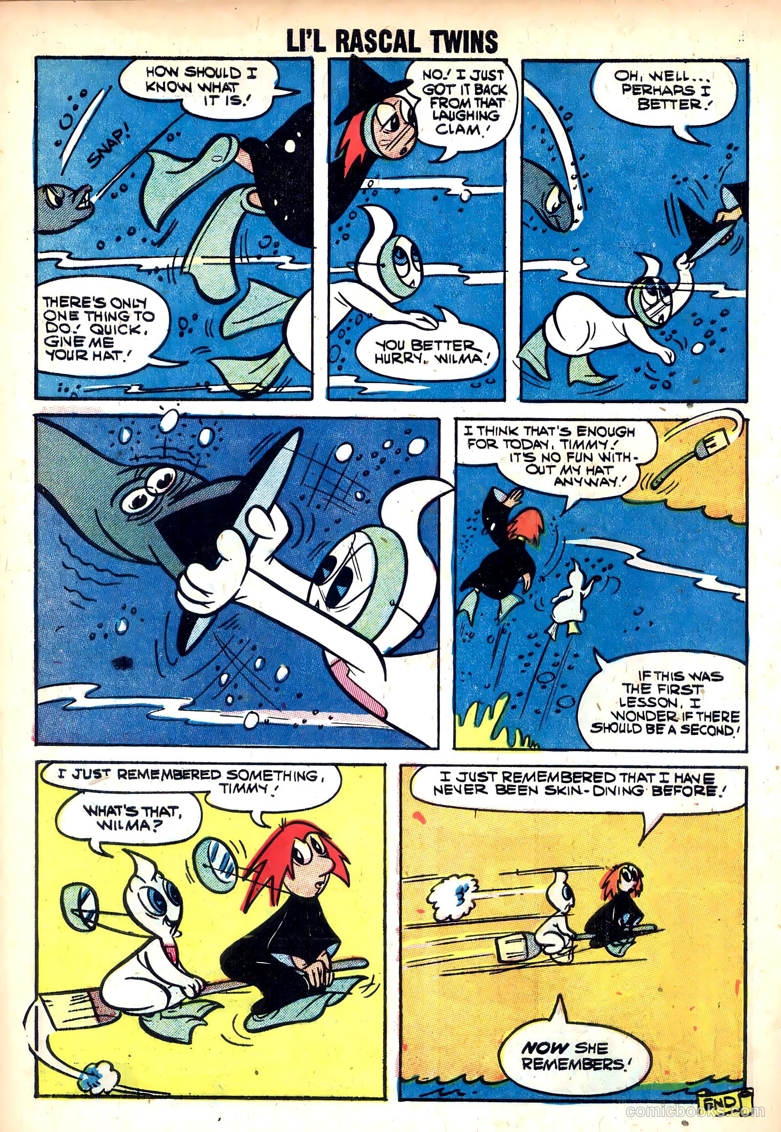 Li'l Rascal Twins #14 (1959) — page 27 of 35