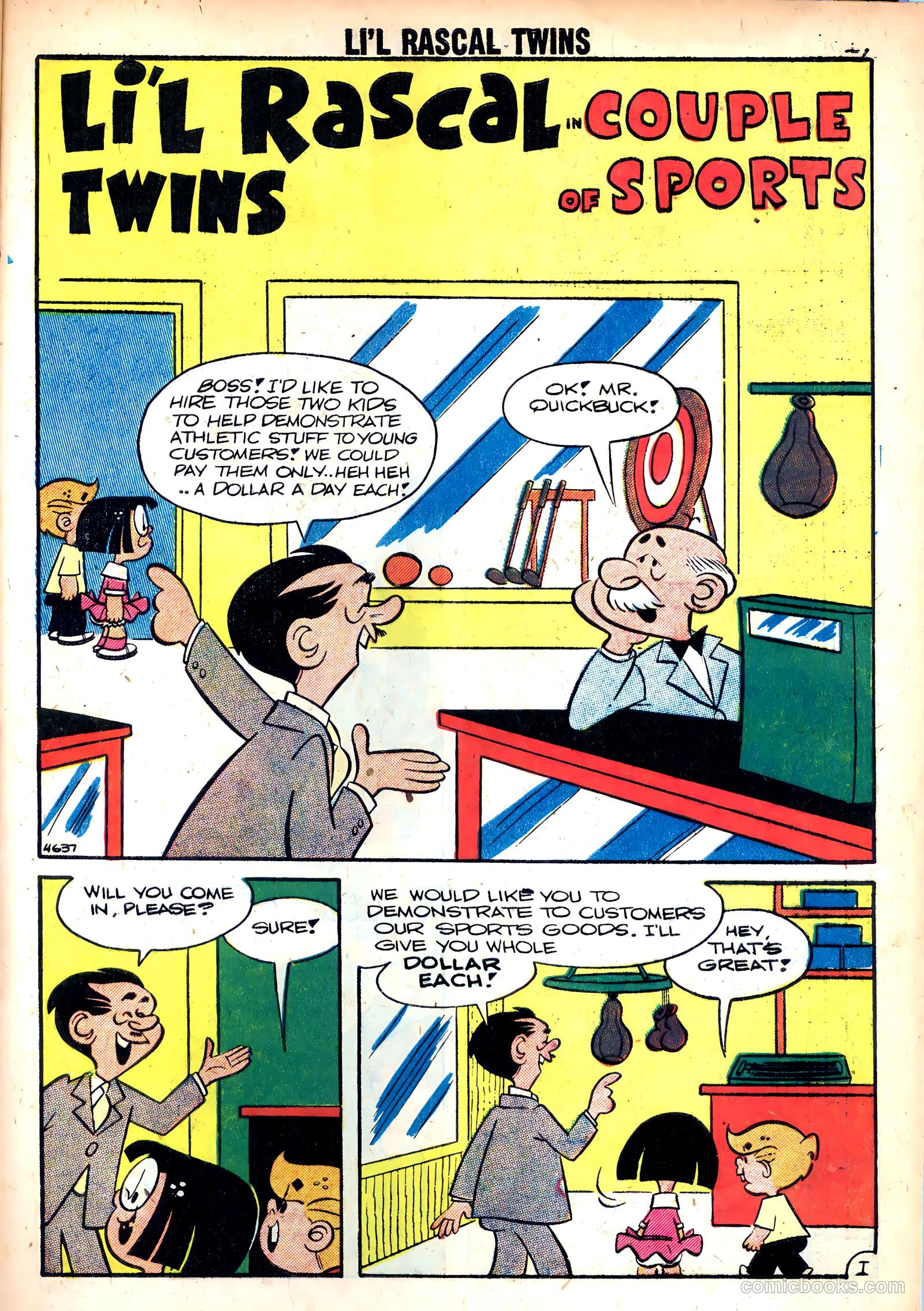 Li'l Rascal Twins #14 (1959) — page 28 of 35