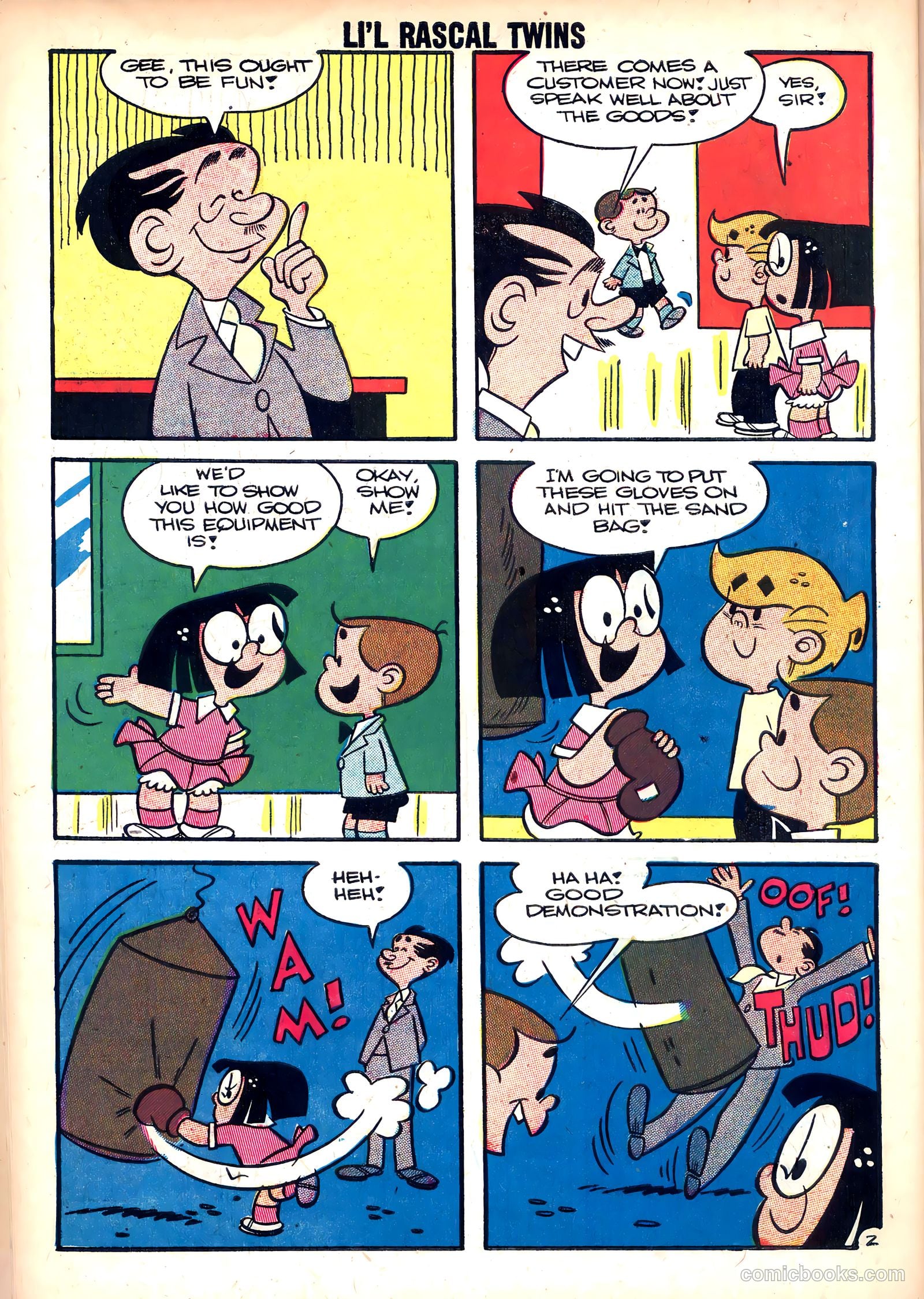 Li'l Rascal Twins #14 (1959) — page 29 of 35