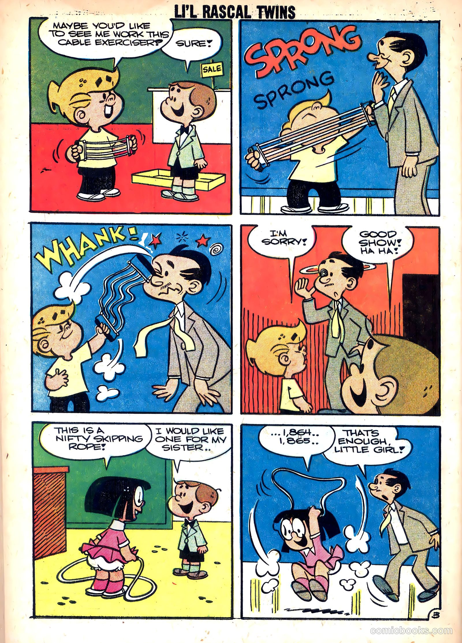 Li'l Rascal Twins #14 (1959) — page 31 of 35