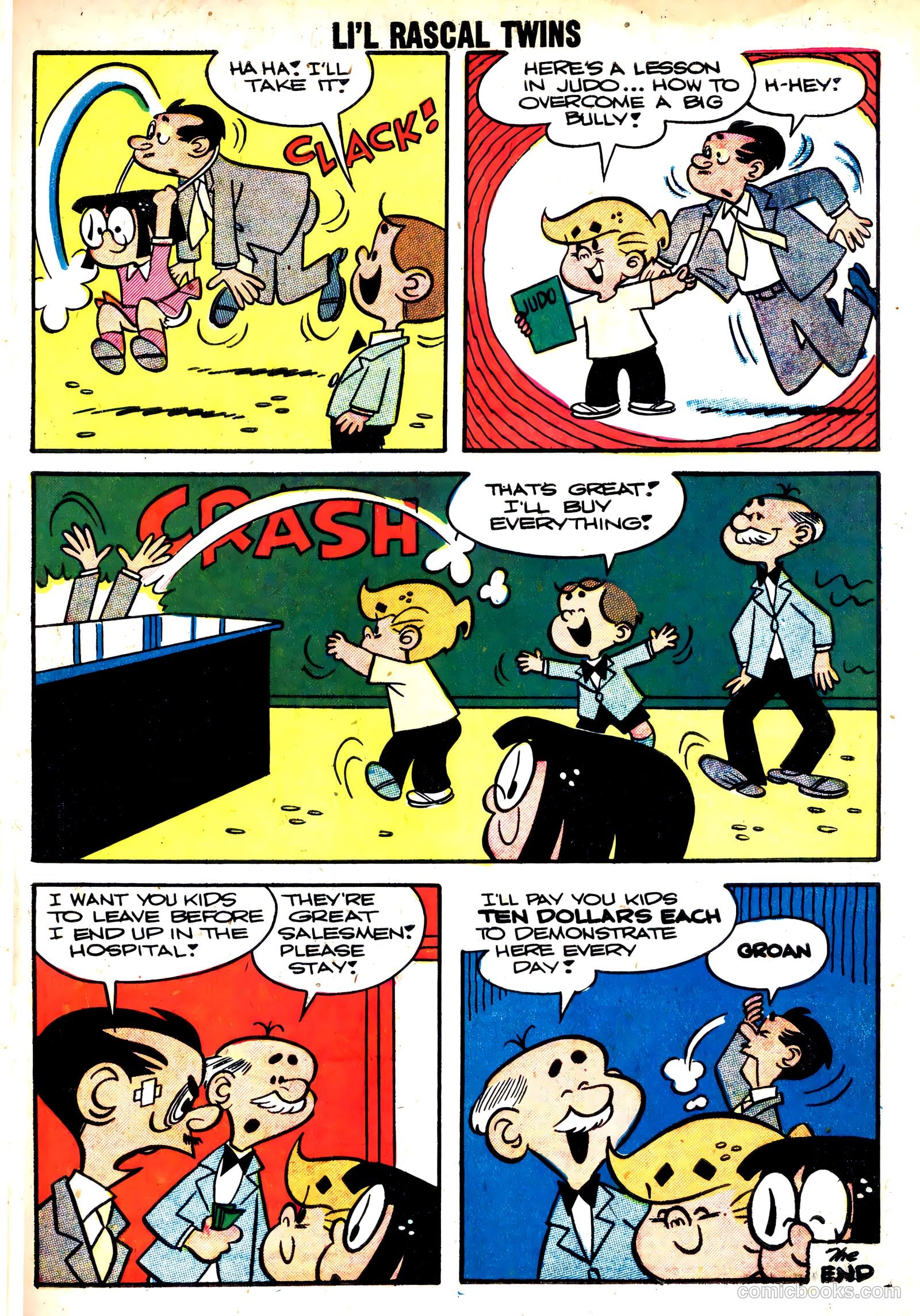 Li'l Rascal Twins #14 (1959) — page 32 of 35