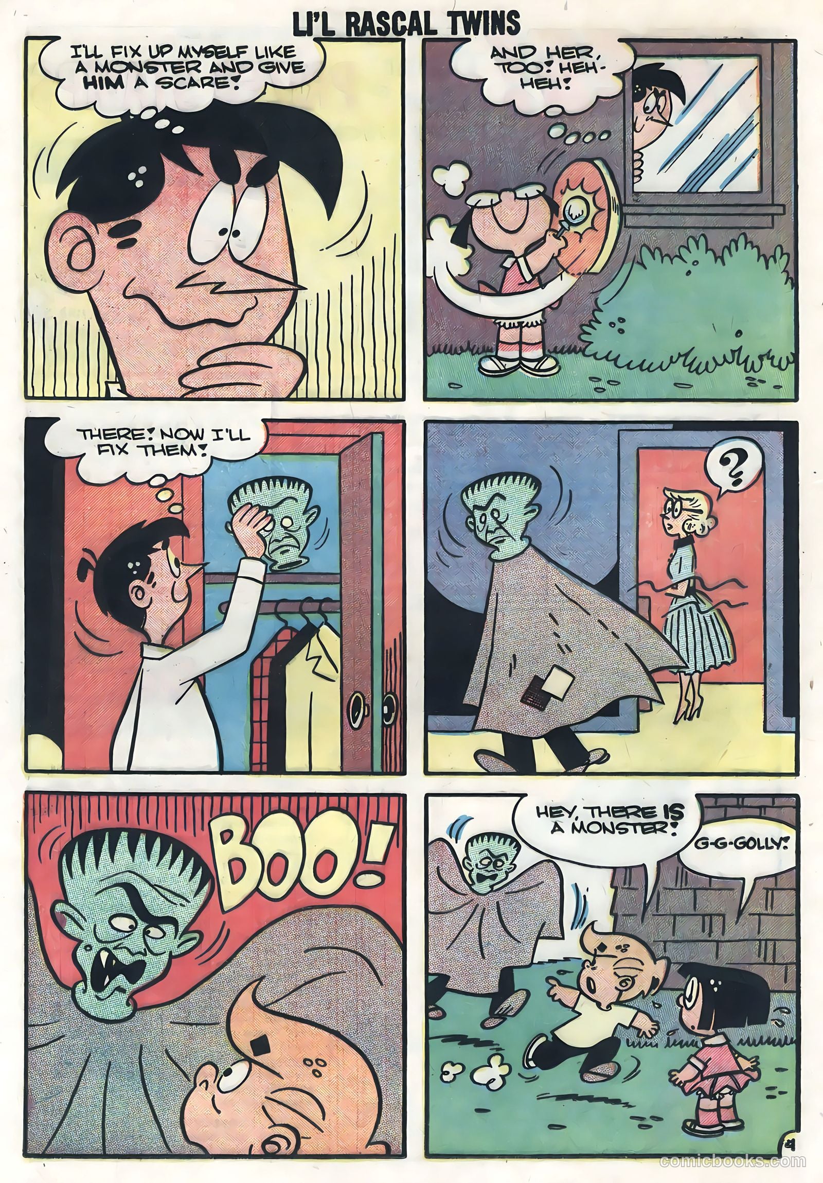 Li'l Rascal Twins #15 (1959) — page 16 of 36